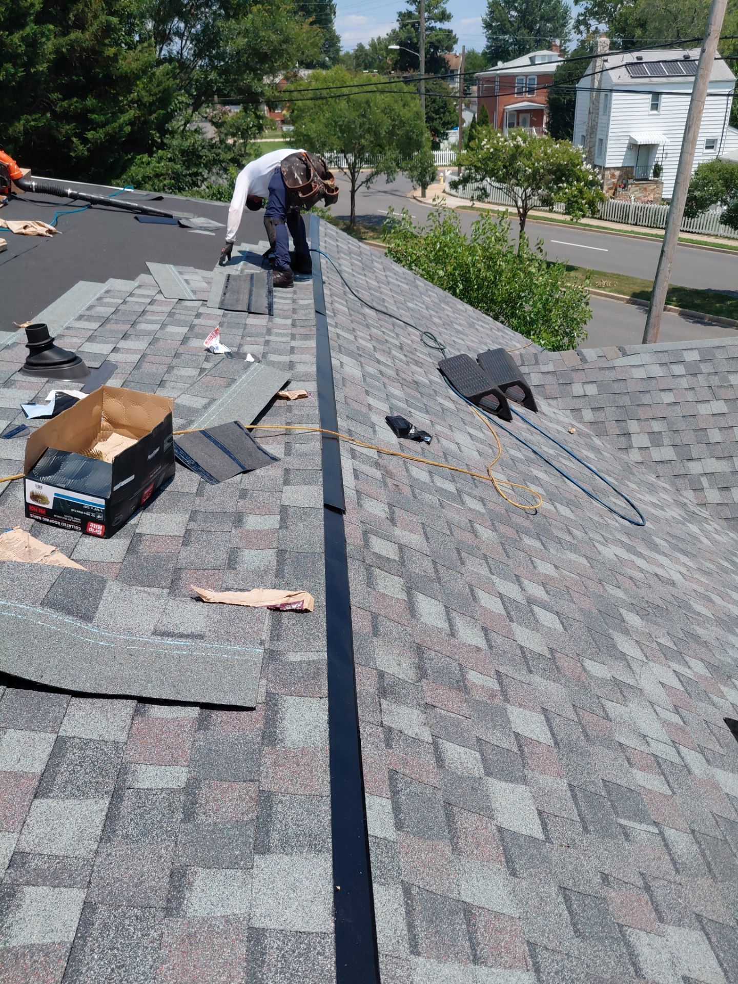 Arlington: Residential Roof Replacement with CertainTeed Landmark PRO in Max Def Colonial Slate by RM Banning, Inc.