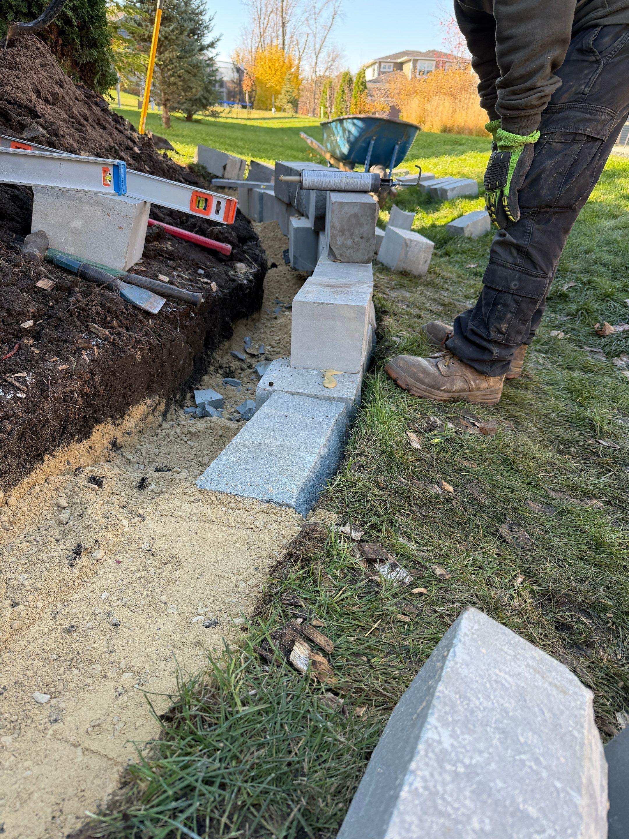 Retaining Wall by Sota landscaping