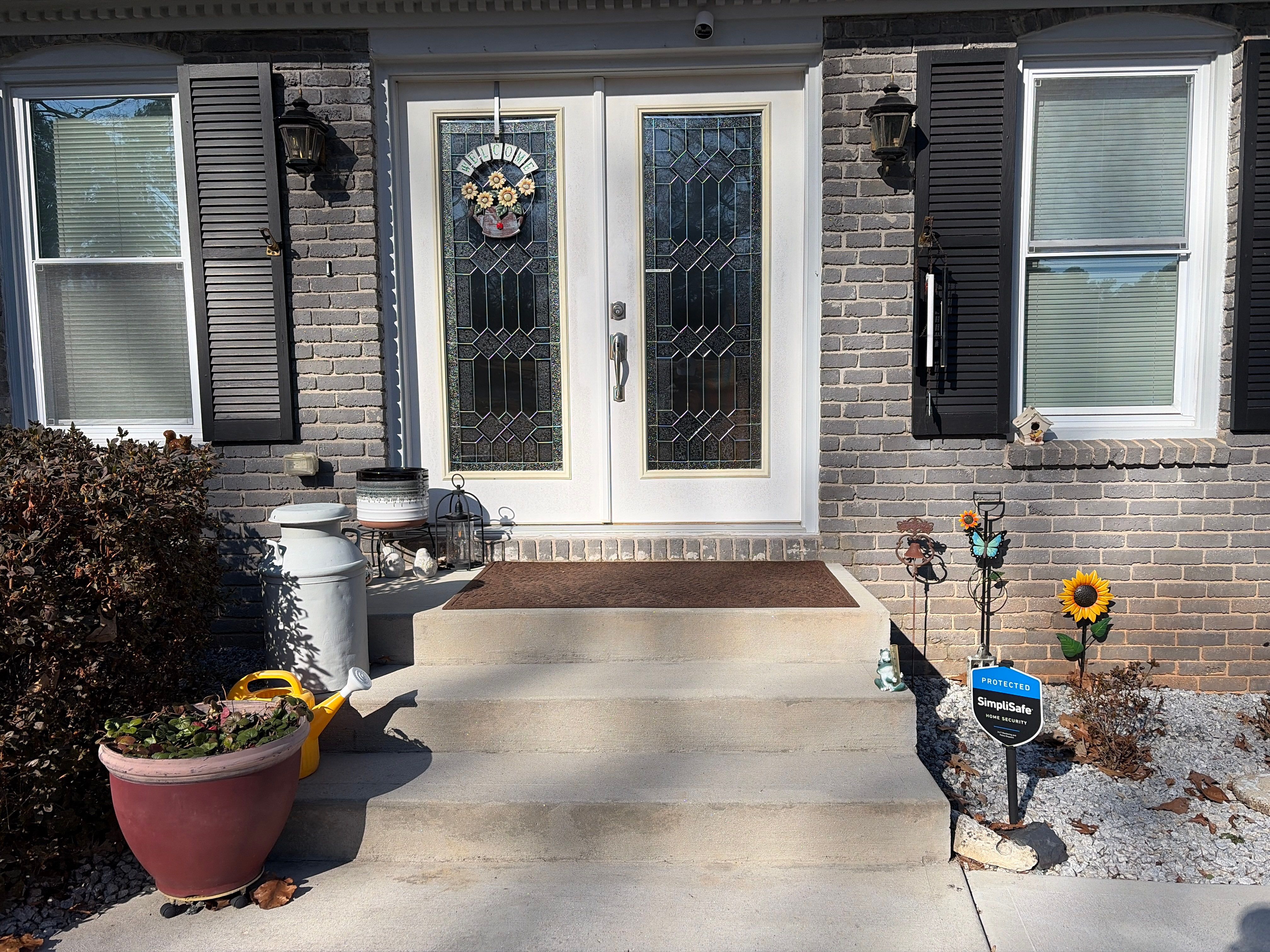 James Hardie Siding Replacement, Trex Railing Install, Exterior Painting, and Staining in Stone Mountain, GA by Nelson Exteriors 