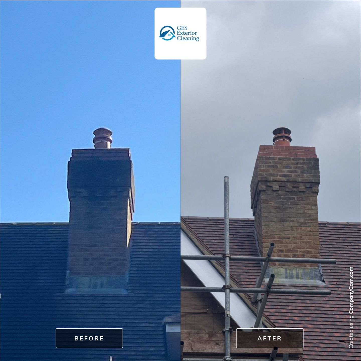 Roof Cleaning and Biocide Treatment using Softwash Equipment by Ges Exterior Cleaning ltd