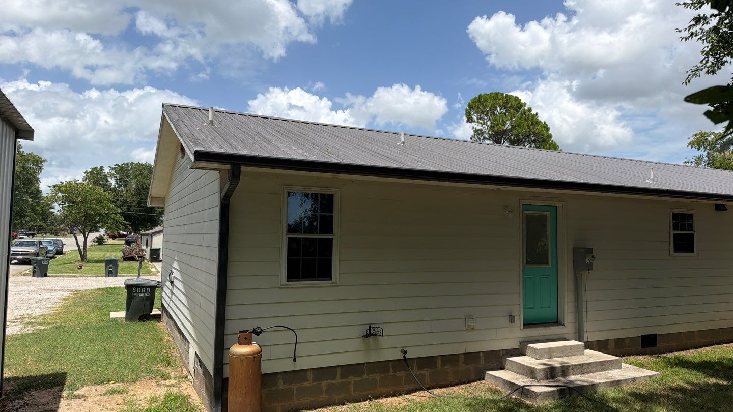 6" Seamless Gutters in Davis, OK by BANA Roofing and Solar Supply