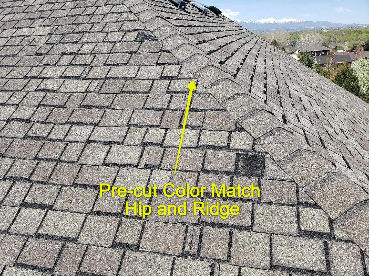 Hail Damage using GAF Timberline Ultra by The Roof Doctor