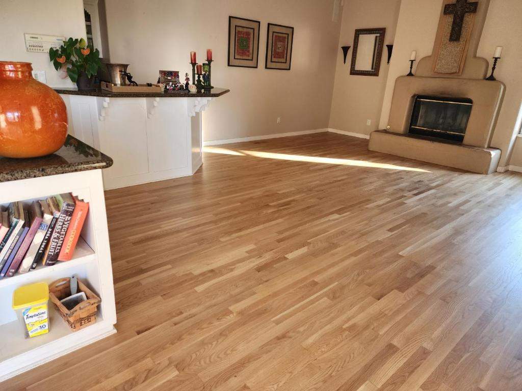 Red Oak Finish and Restore by Footprints Floors South Sacramento