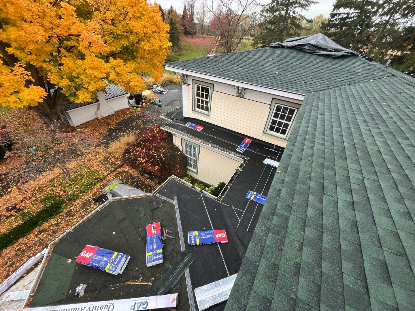 GAF Timberline HDZ Hunter Green Shingles by Acme Exteriors