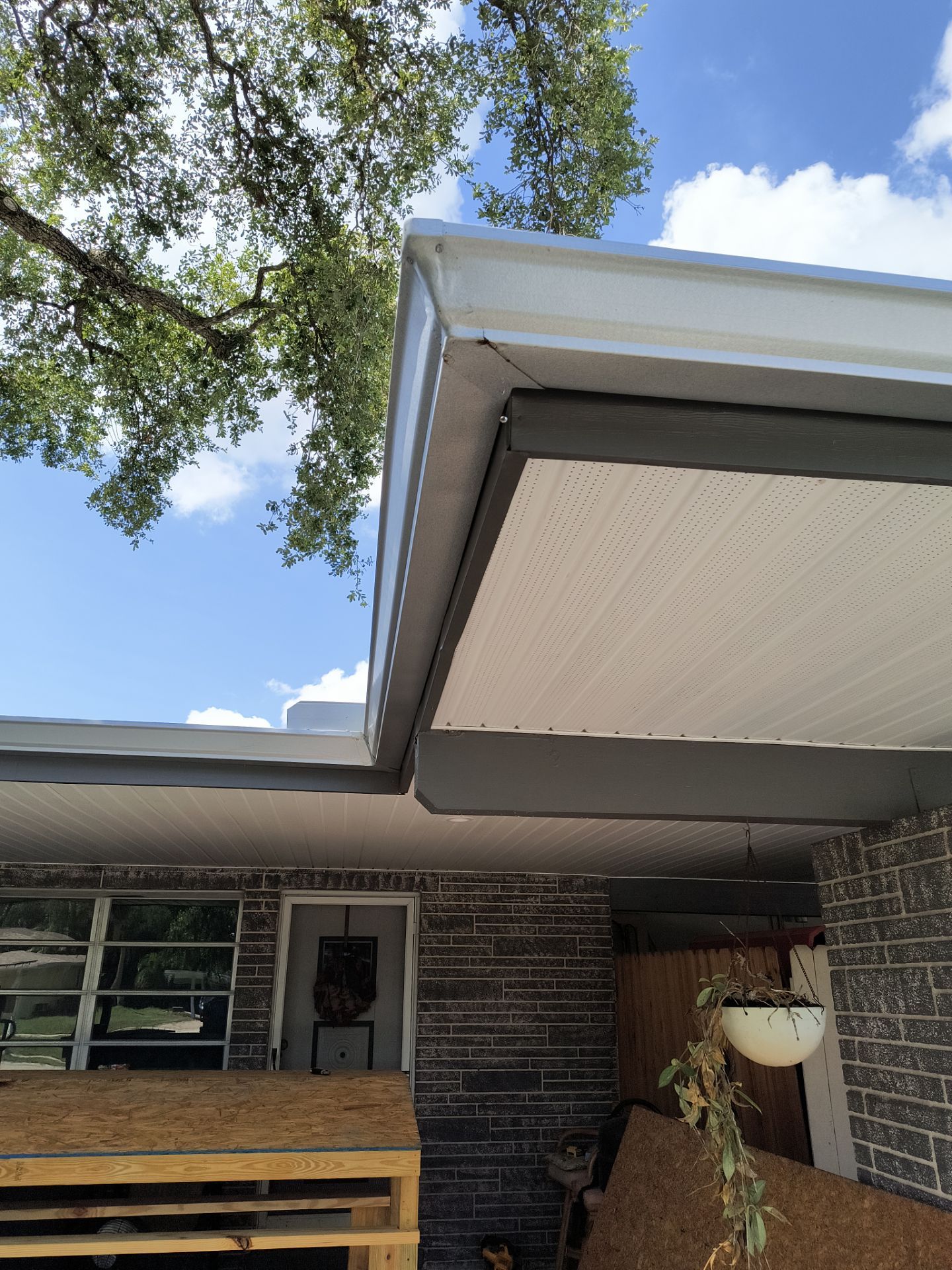 Seamless Galvalume Gutters Installation using Galvanized Gutters in Fort Myers FL by Gutter Professors