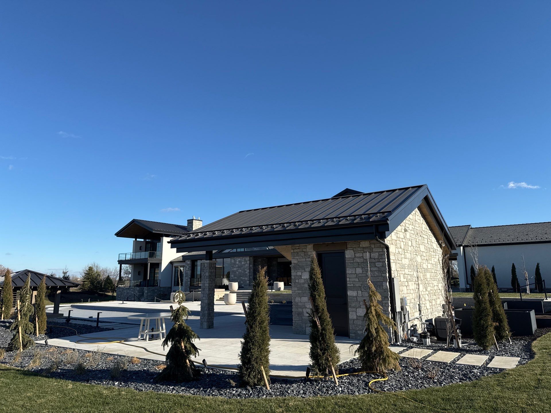 Stunning Custom Home with Davinci Province Shingles by White Castle Roofing