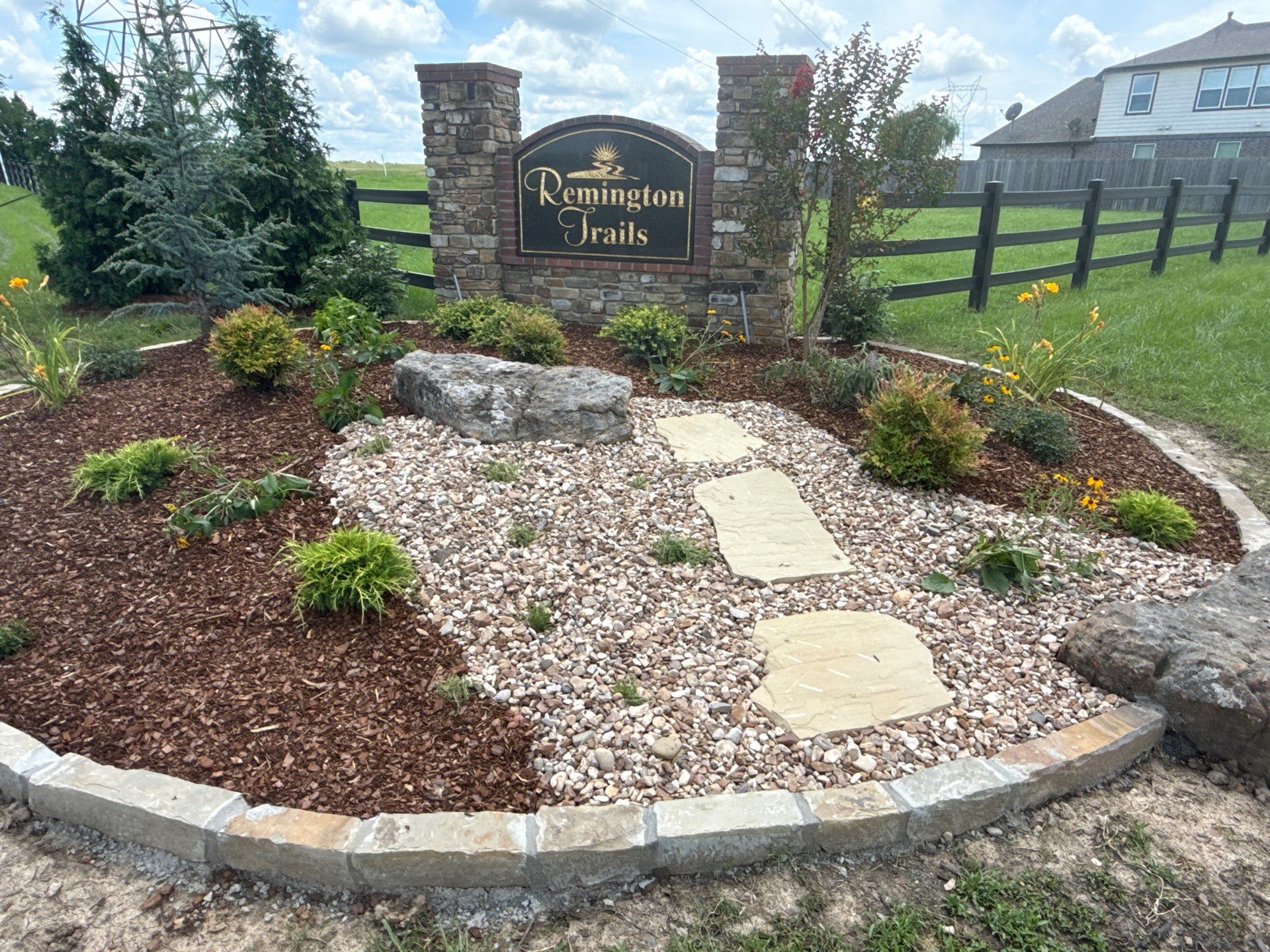 Project in Broken Arrow by Greenscapes Outdoor