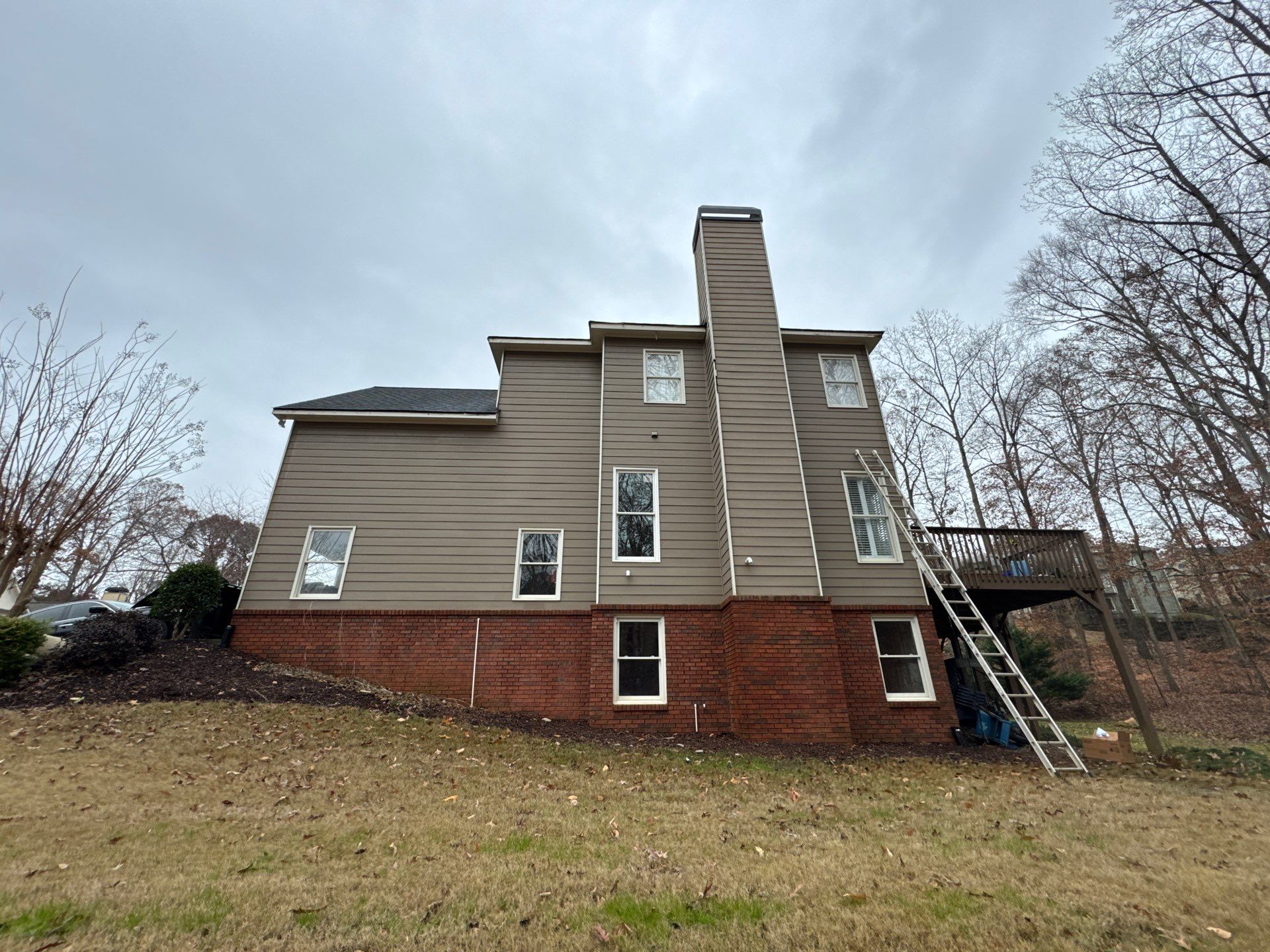 Exterior Painting and Trim Transformation in Acworth Georgia by Swift Home Renovations