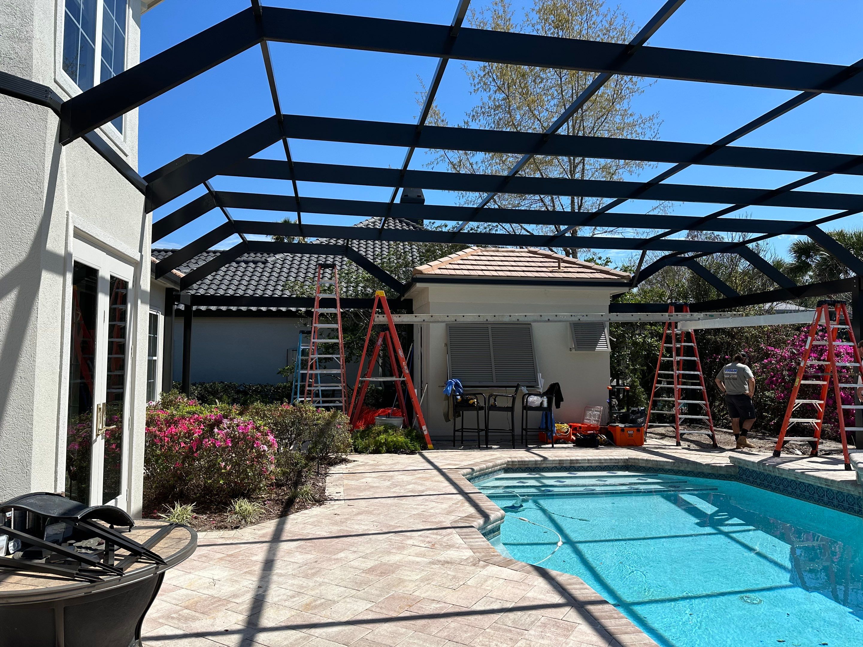 Pool Cover Oasis in Destin by Titan Sunrooms