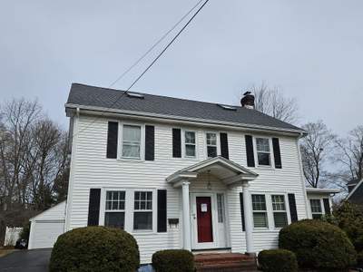 Full Strip & Re-Roof in Andover, MA – Architectural Black Shingles