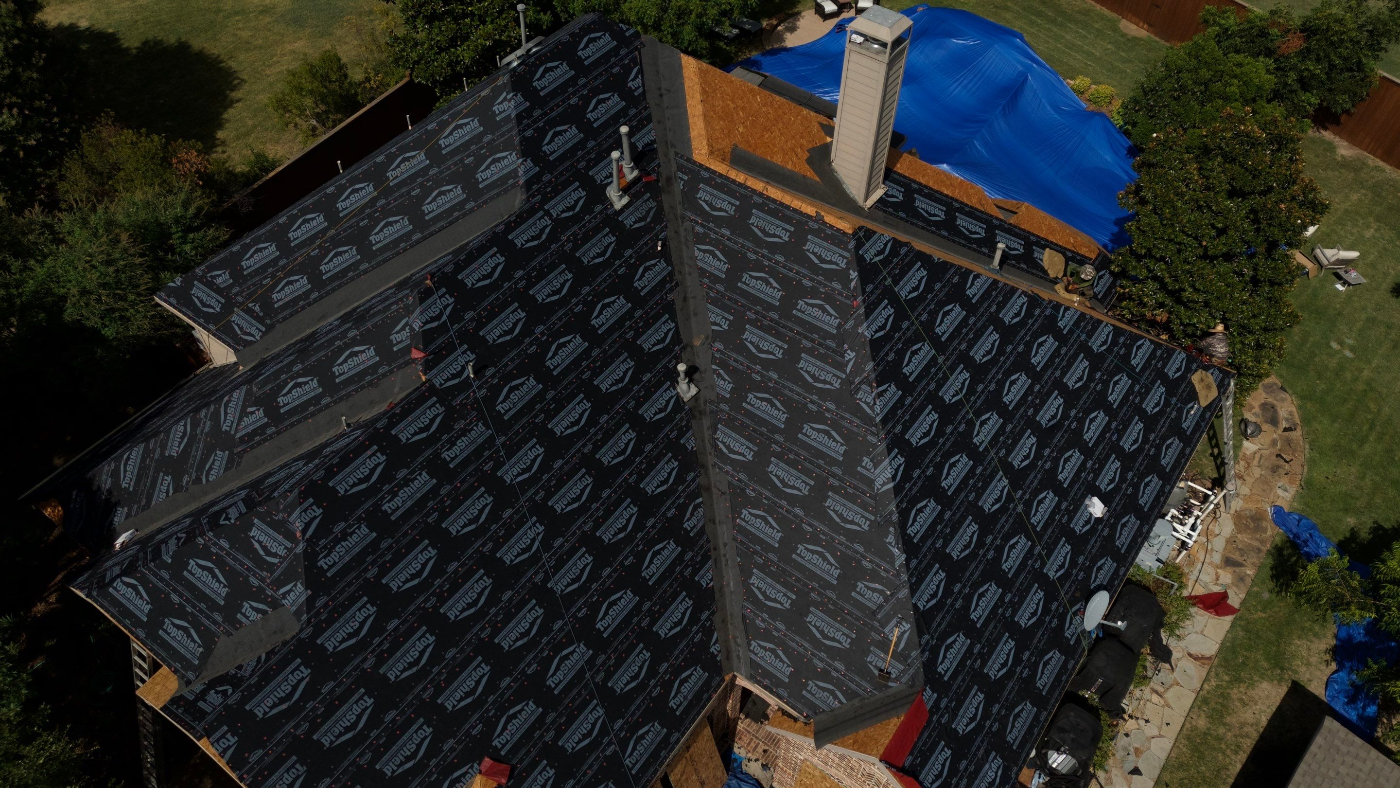Residential Roof Repair using IKO Dynasty Class 3 Impact Resistant Shingles by Becker Roofing and Exteriors