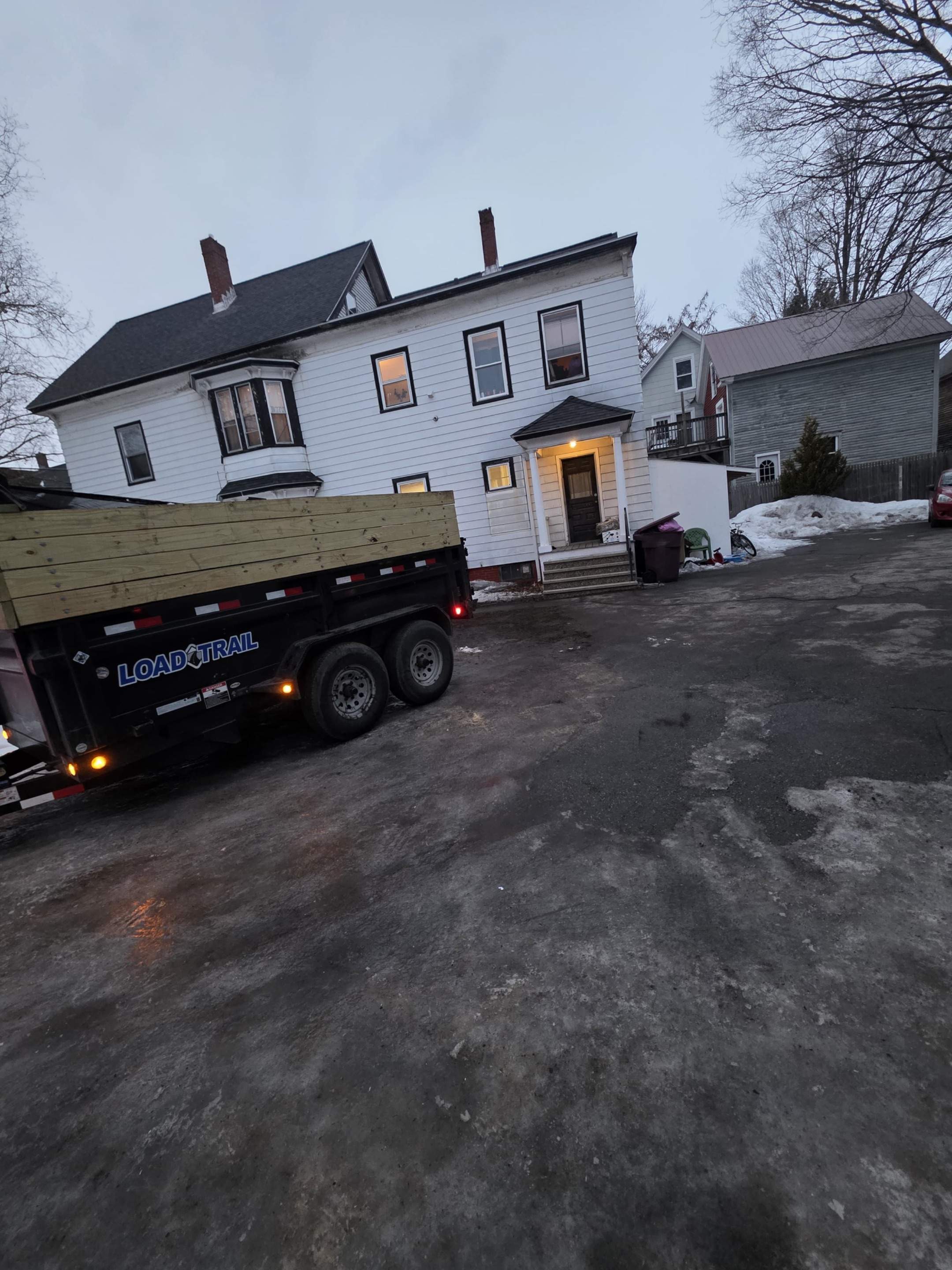 Full Roof Replacement in Maine – Two-Layer Tear-Off, Chimney Removal & Low-Slope Conversion by JOHNNYS PRO