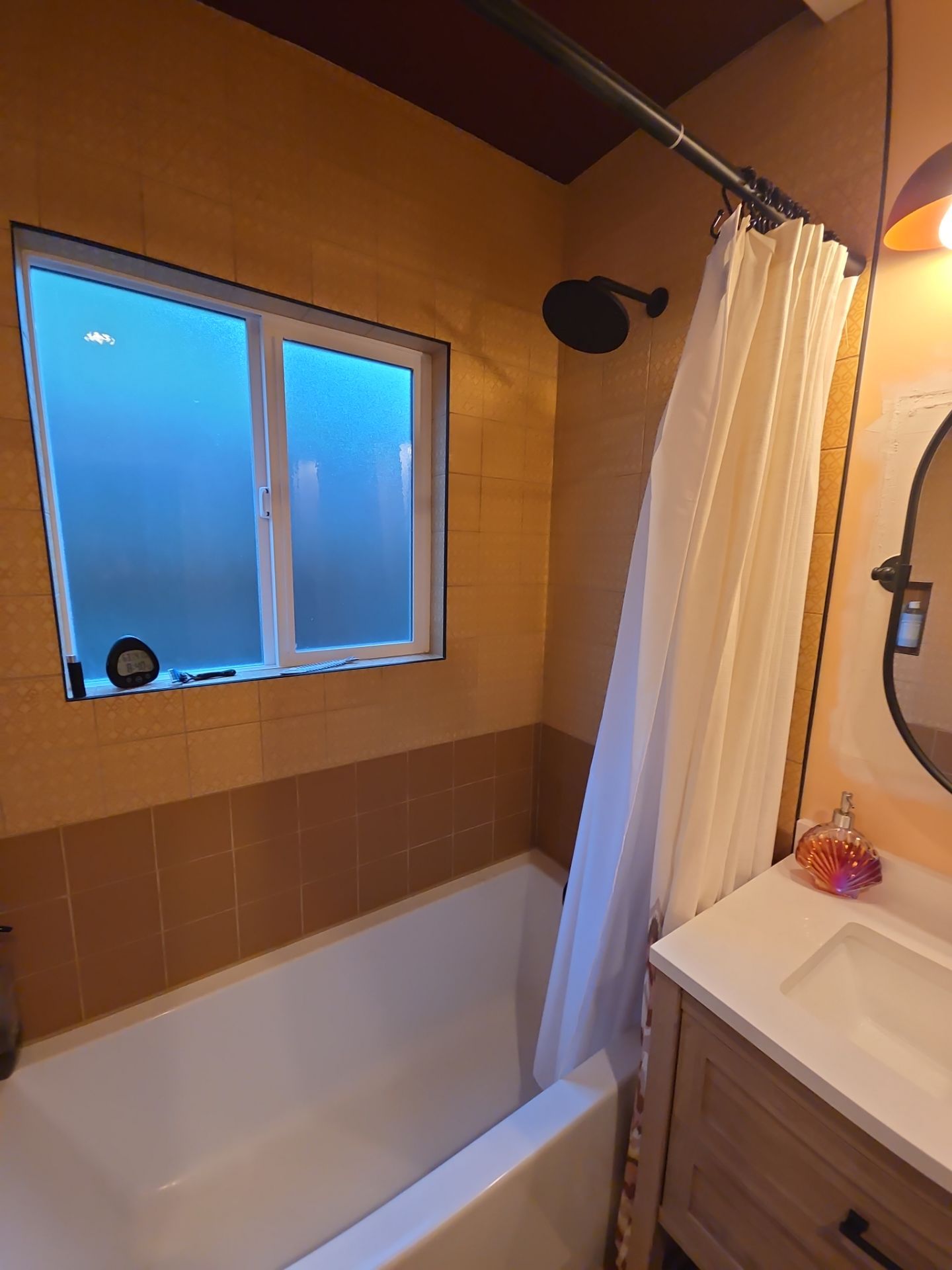 Portland Modern Bathroom Remodel by American Made Construction