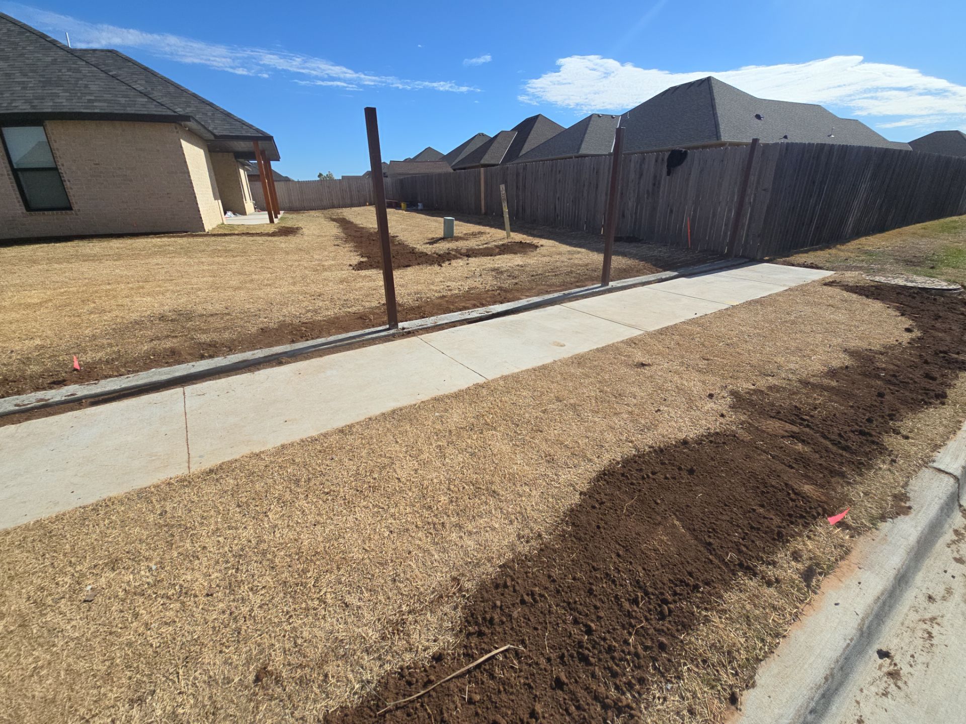 Concrete Sidewalk And Footer by Clays Services Inc