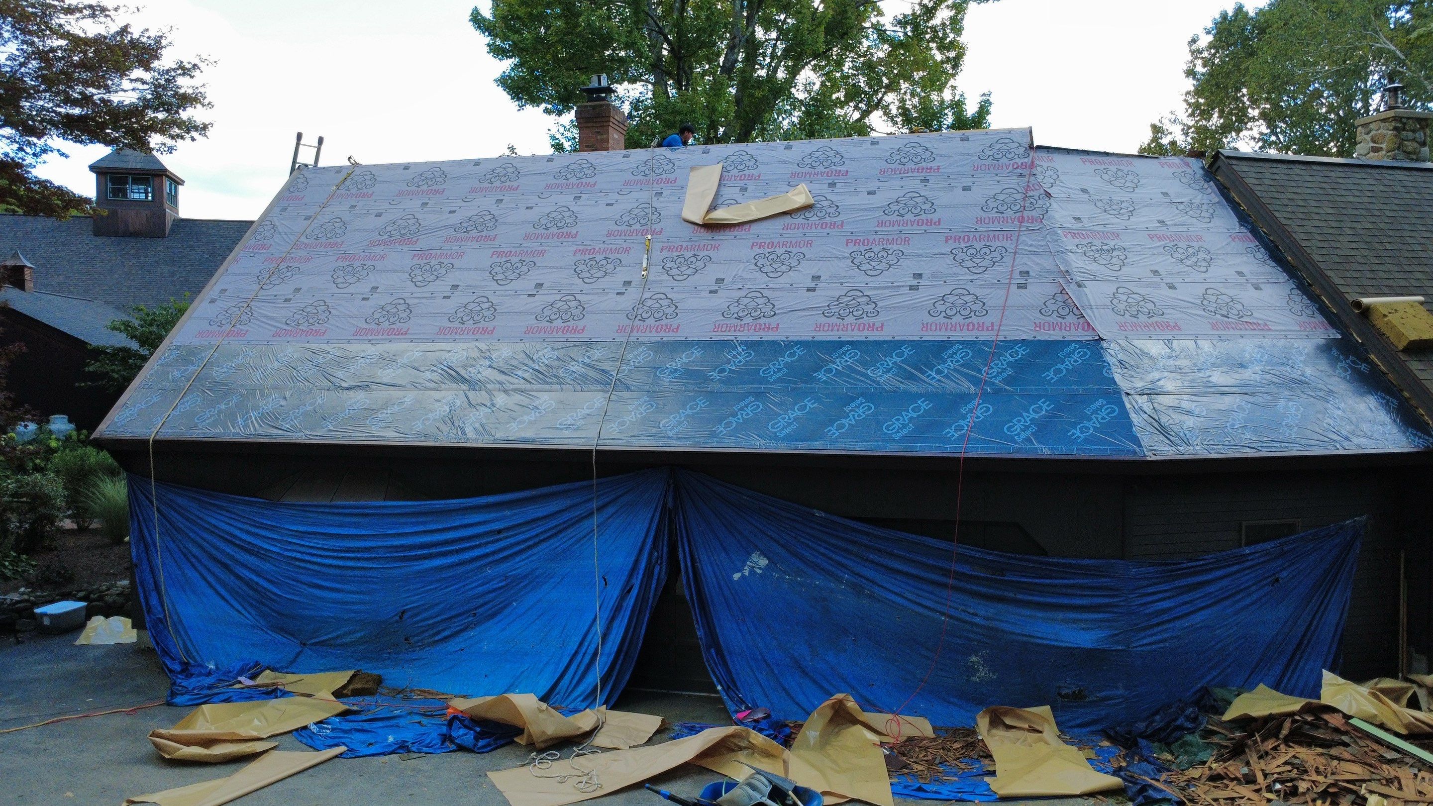 Garage & Barn Roof Replacement in Greenfield, NH | Owens Corning Shingles by Adam Vaillancourt Roofing LLC