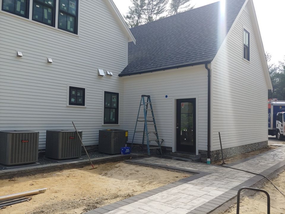 Gutter Installation using 6" Half Round Aluminum Gutter by Gutter Pro Enterprises