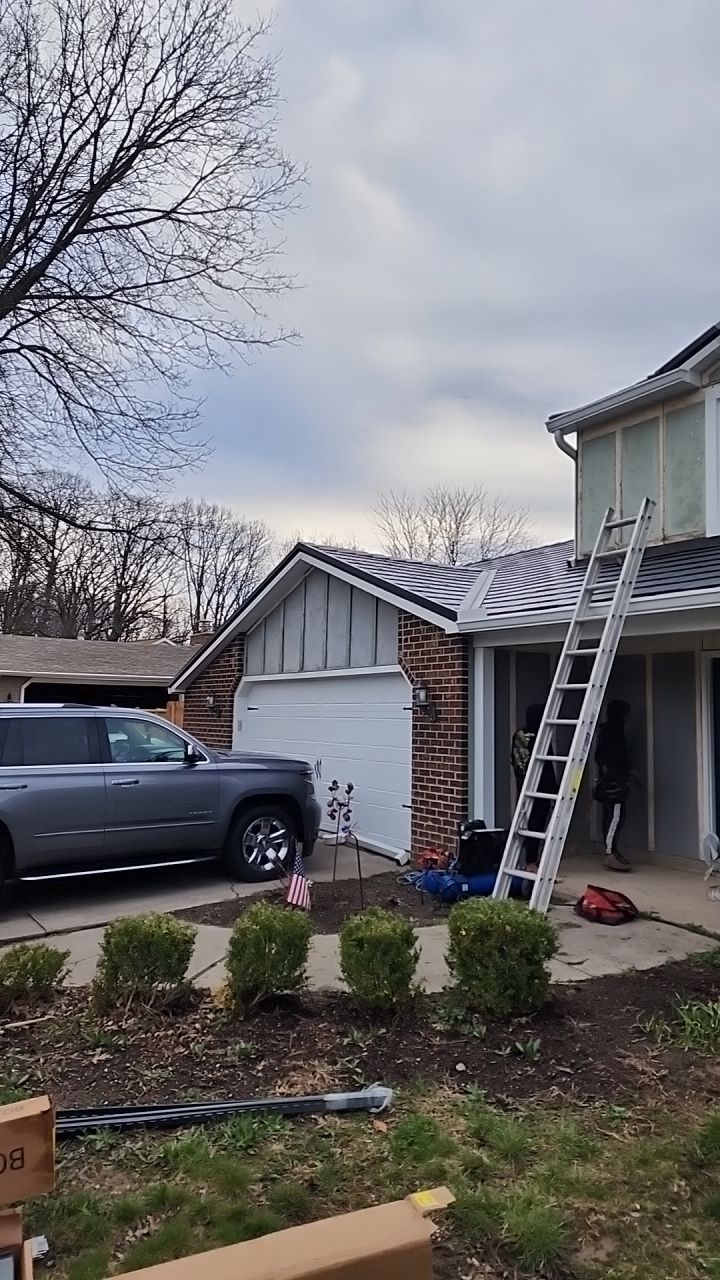 Full Exterior Home Transformation – Metal Slate Roof in Fort Wayne, IN by 4Ever Metal Roofing