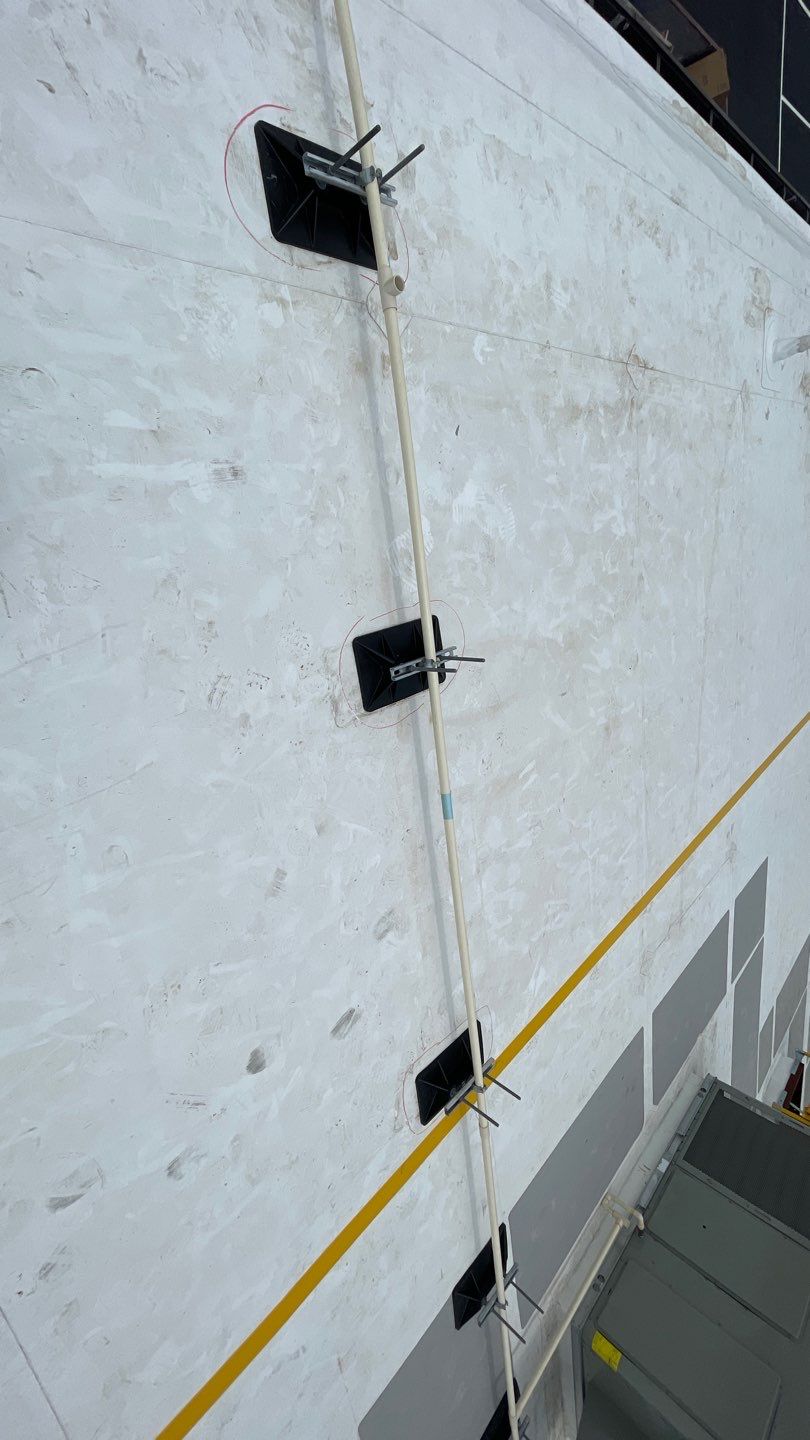 Bio-Life Commercial Roof Replacement using IB Systems PVC by Roof Experts