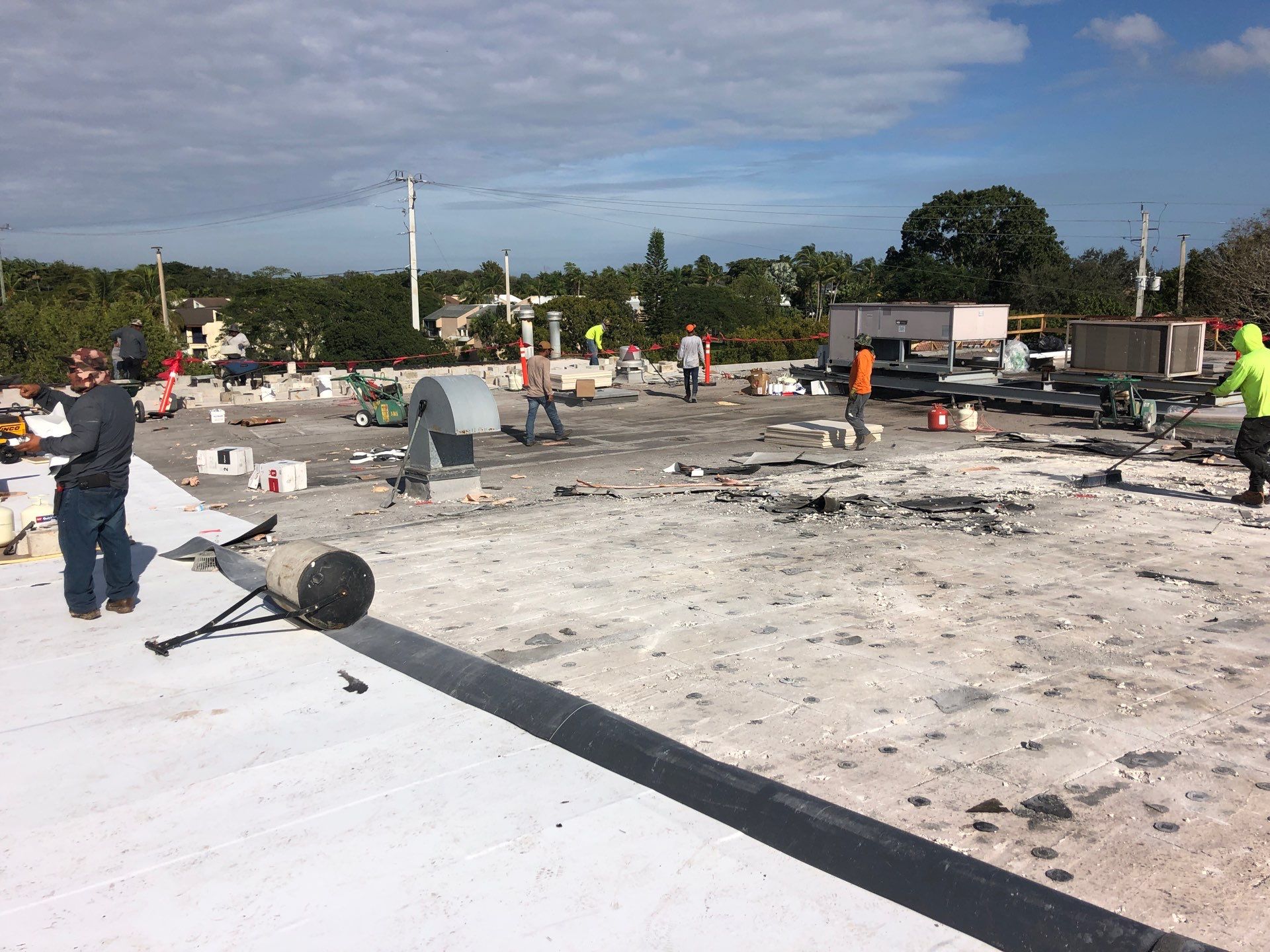 Commercial Re-Roof using GAF TPO by First Due Roofing