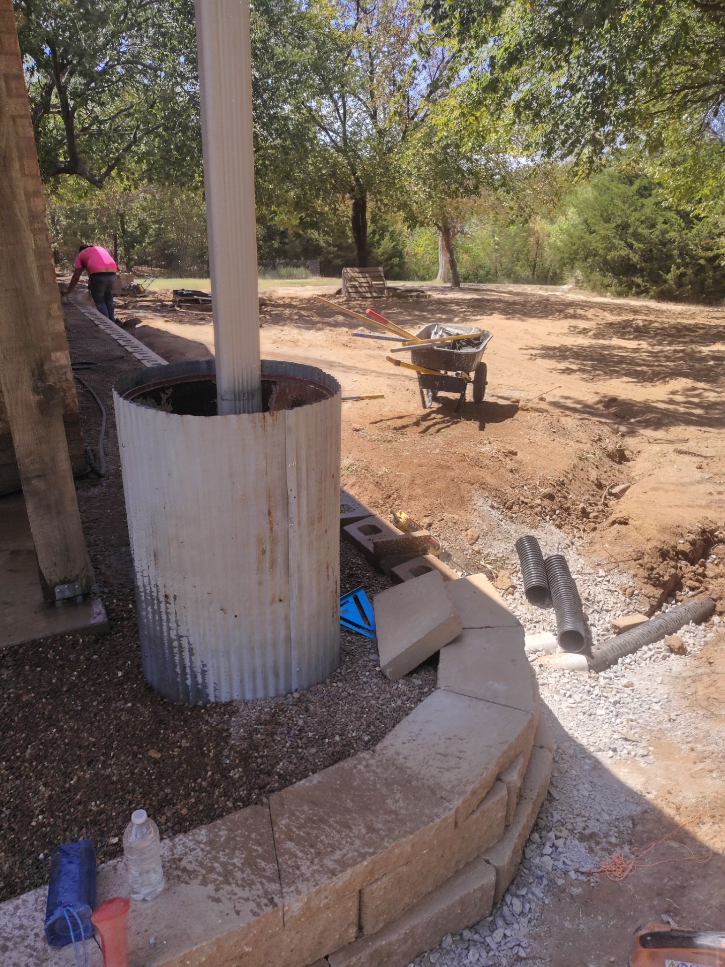 Retaining Wall by Clays Services Inc