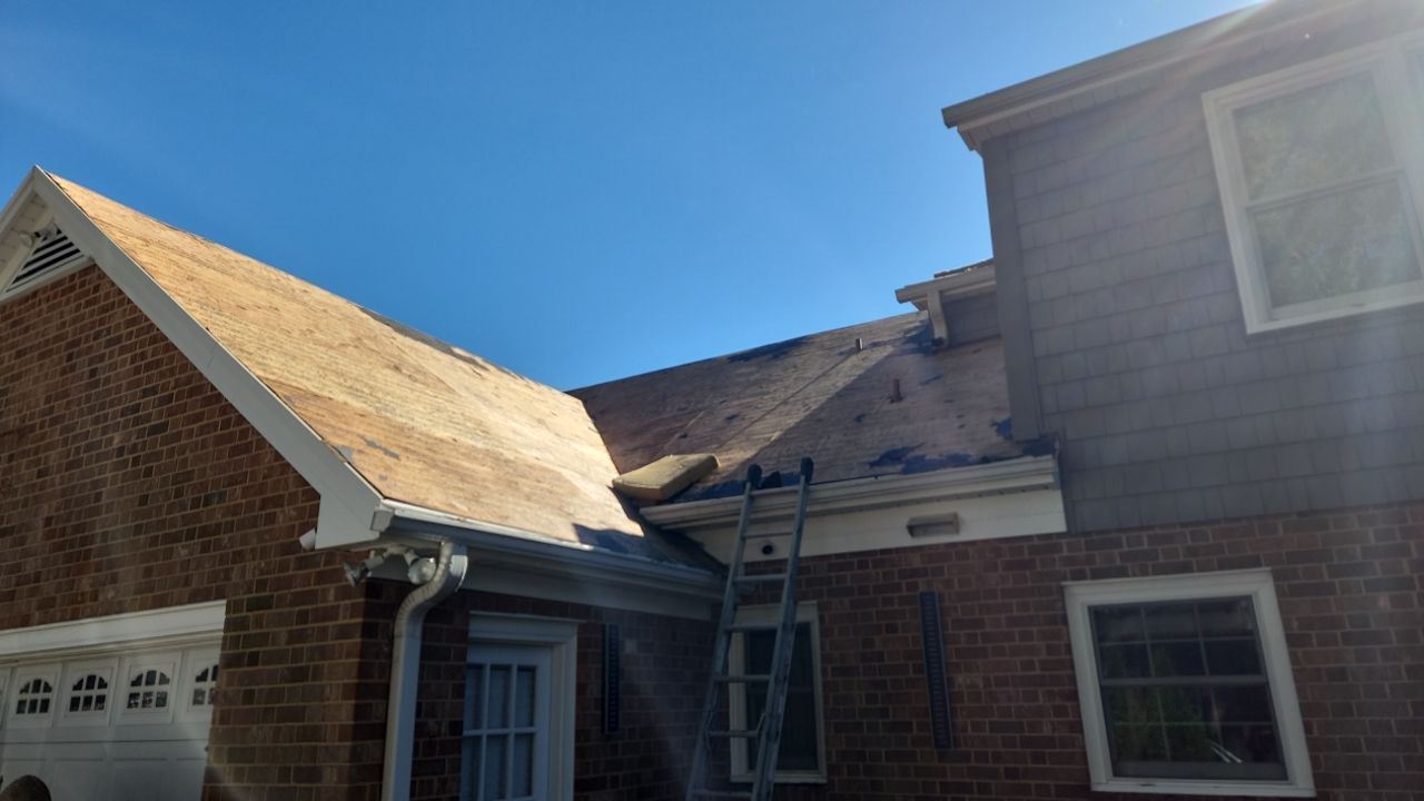 New Roof and 6 inch Gutters by Just In Time Roofing and Restoration