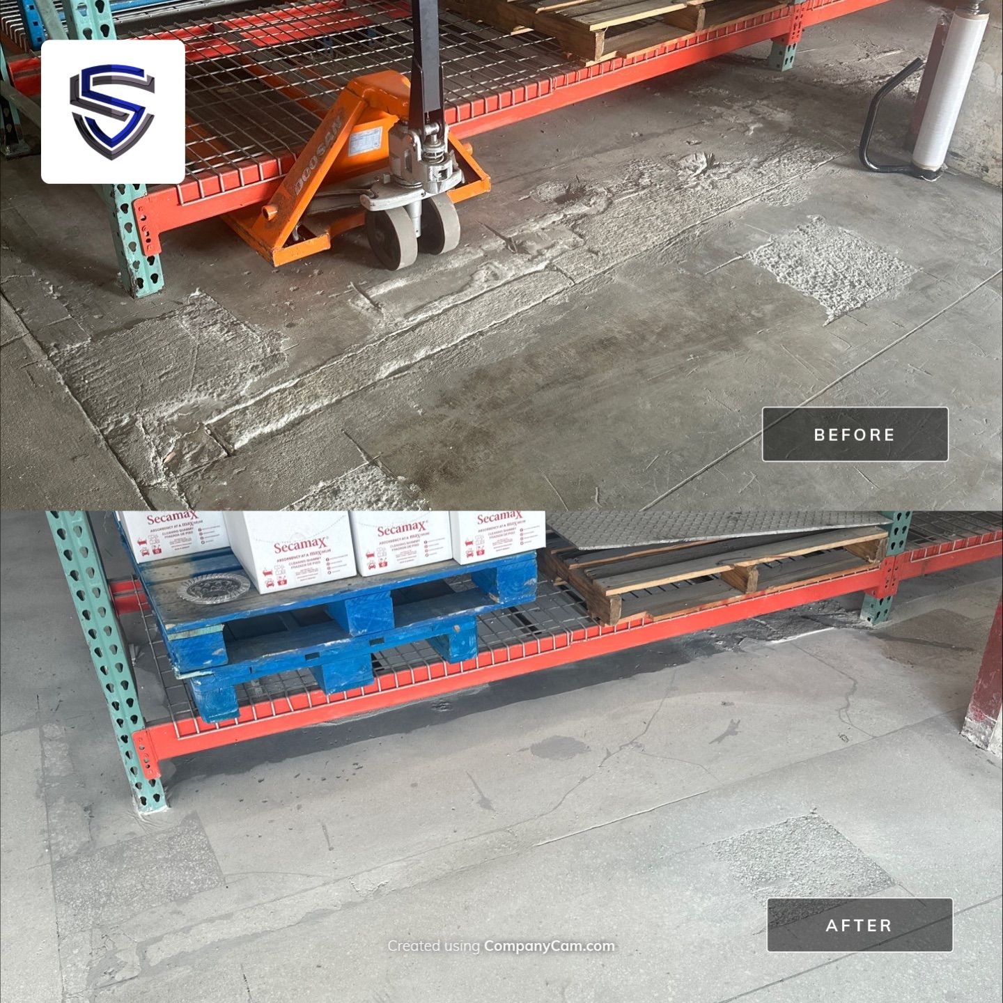Warehouse Restoration by Seamless Surfaces
