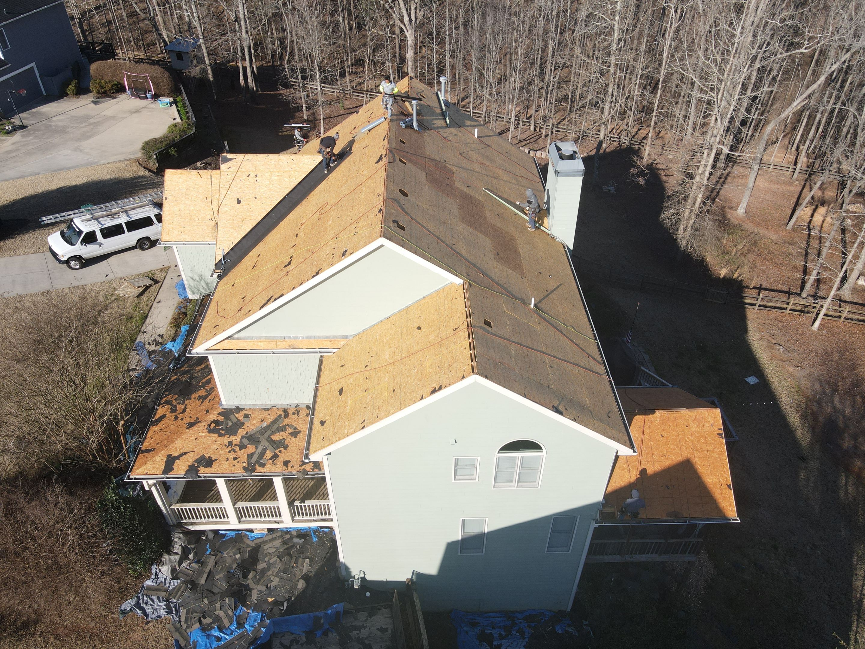 Commercial Roofing Installation using Owens Corning by Inspector Roofing and Restoration