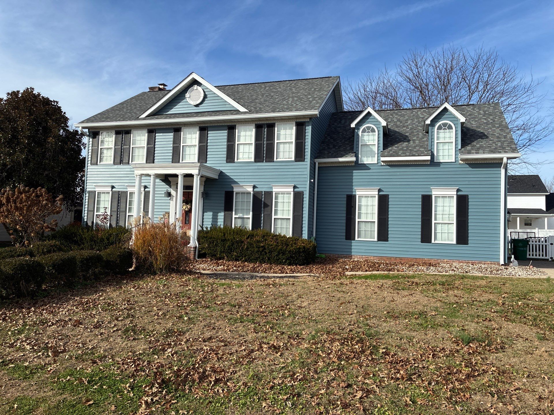 Landmark Pro, Siding, and 6" Gutters by Fahey Roofing + Contracting