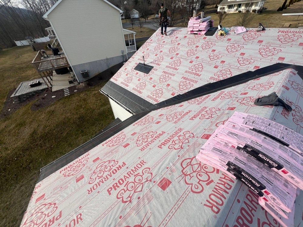 Roof replacement in Bellefonte, PA using Owens Corning Duration shingles by Starway Roof Systems