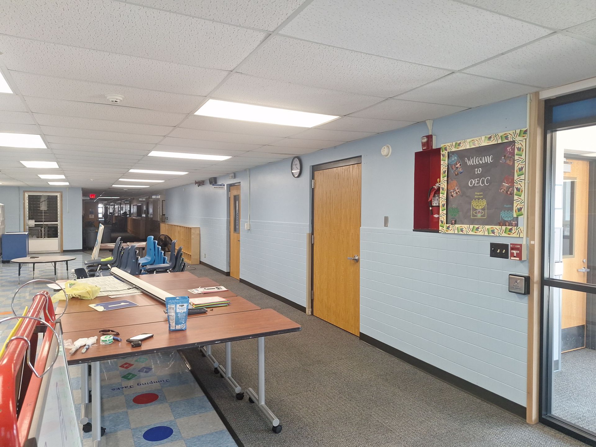 Early Childhood Center Interior Painting and Drywall Repair in Muskegon by Gordon Painting