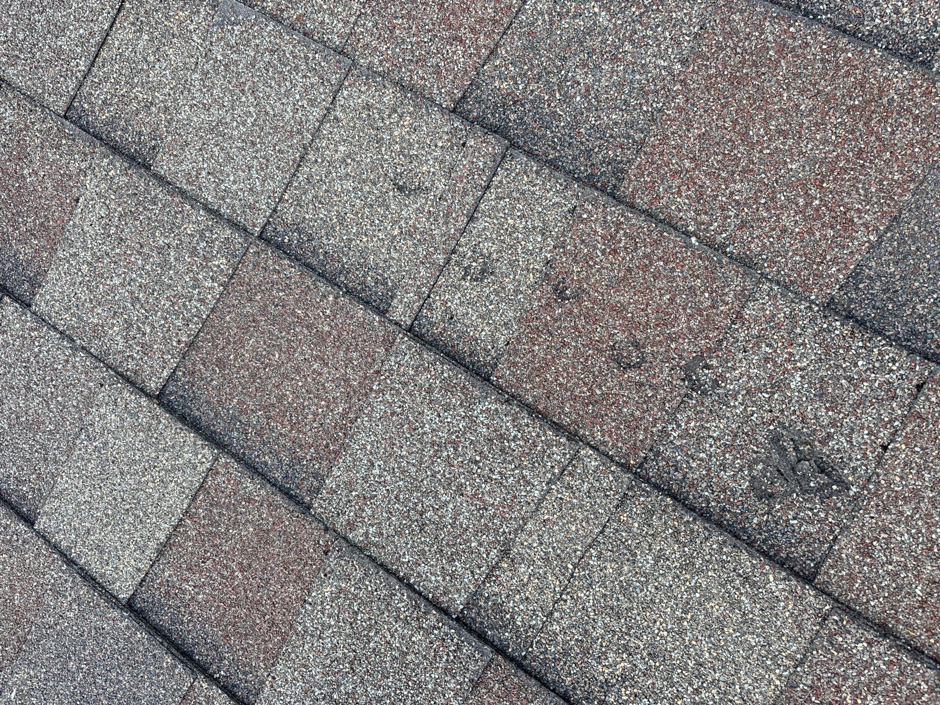 Hail Damage using Owen's Corning Duration (Lifetime) Shingles by Roof Repair Company