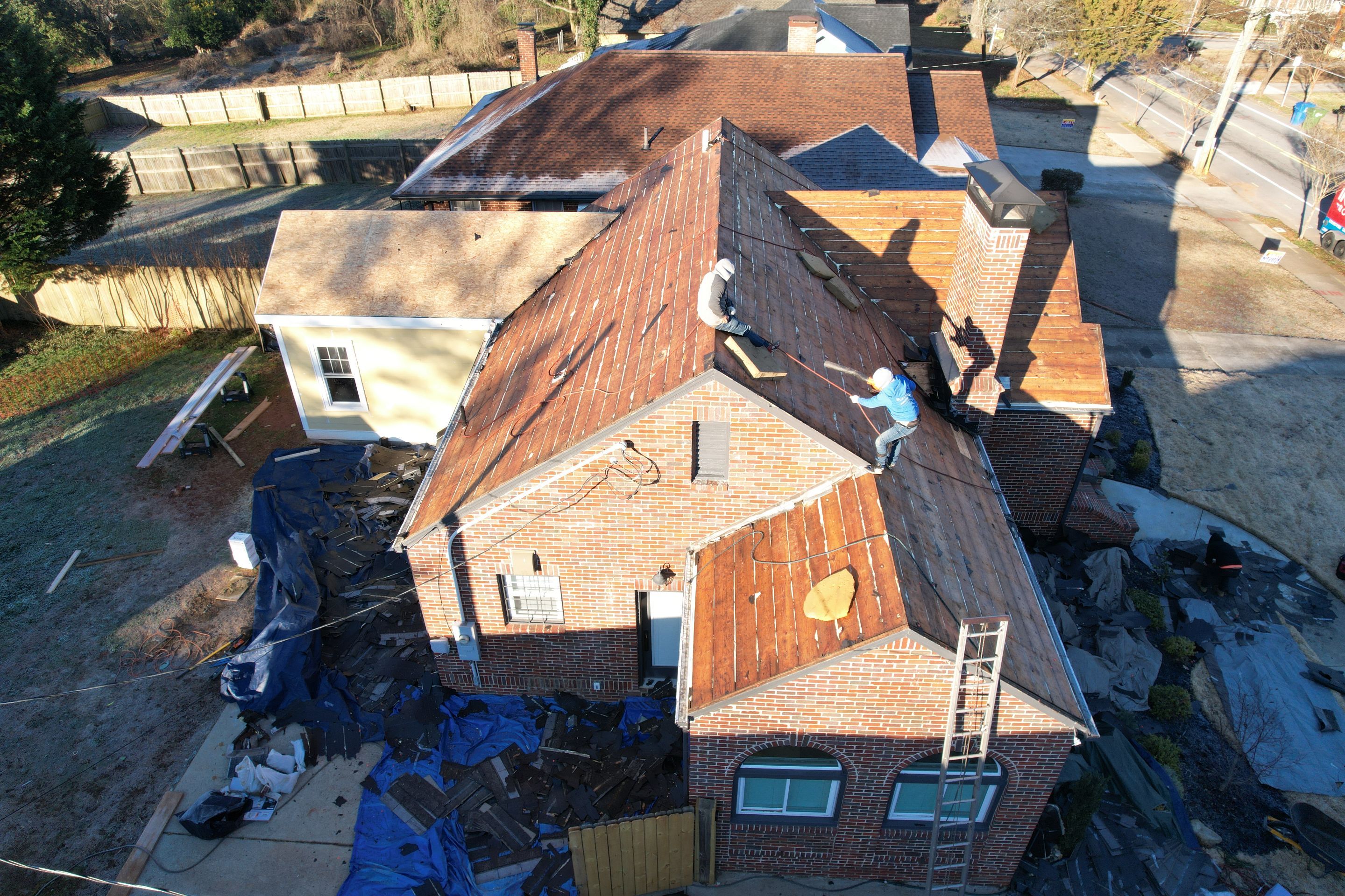 Residential Roofing Installation using Owens Corning by Inspector Roofing and Restoration