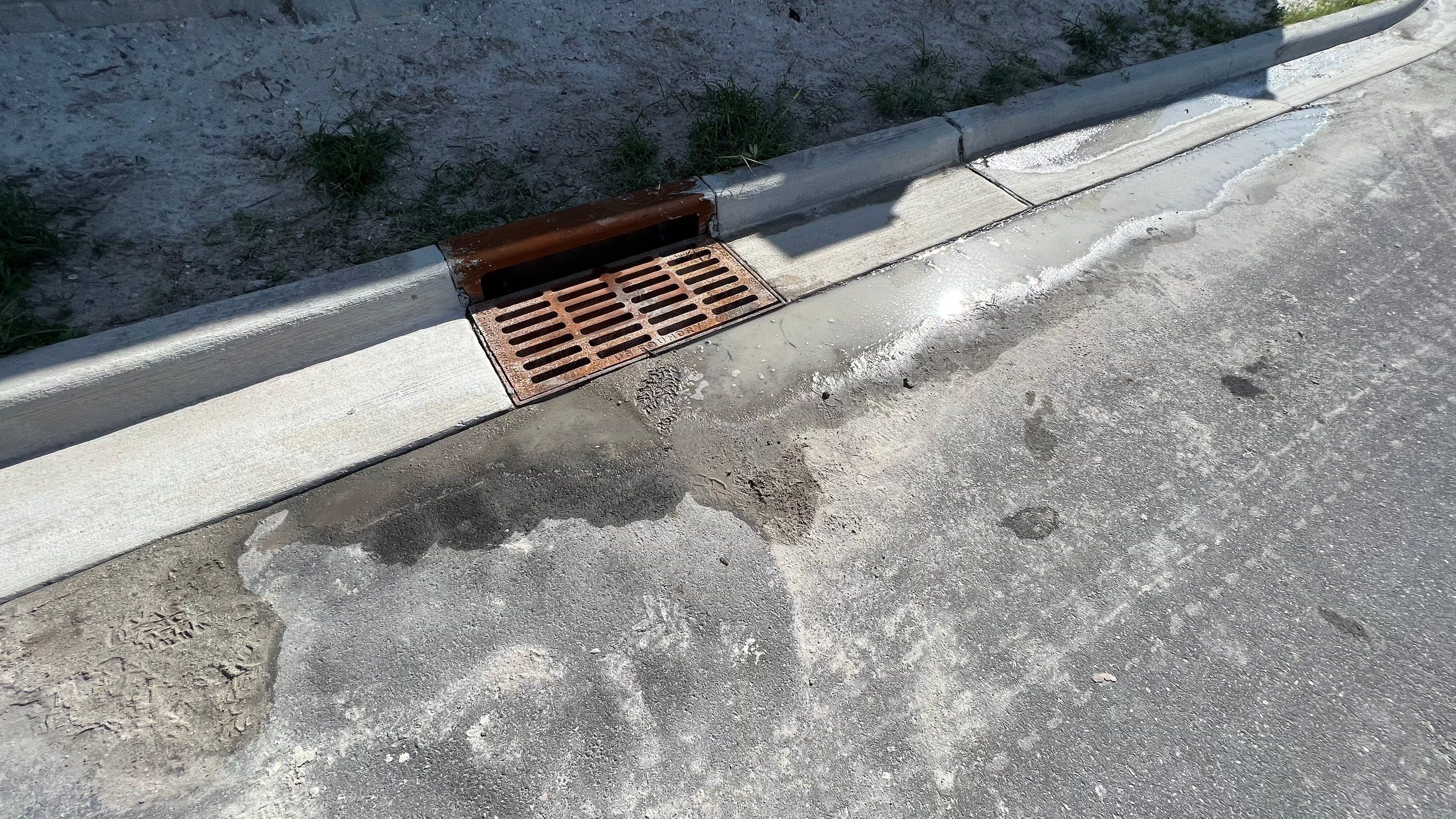 New Construction Storm Drain System Cleaning by APS Power & Water