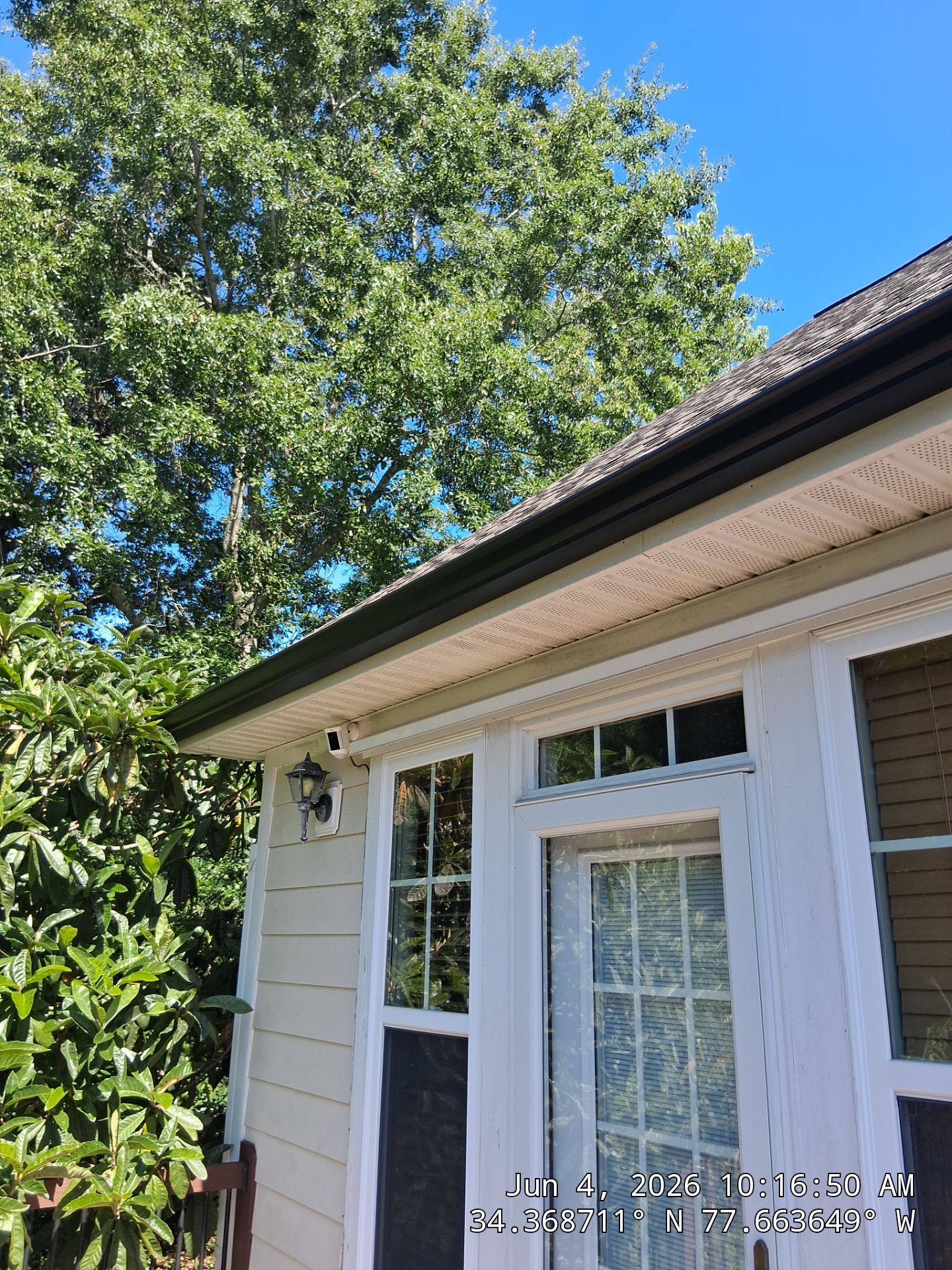 Seamless Gutter and Downspout System Installation in Hampstead, NC by RGR Construction and Roofing, LLC