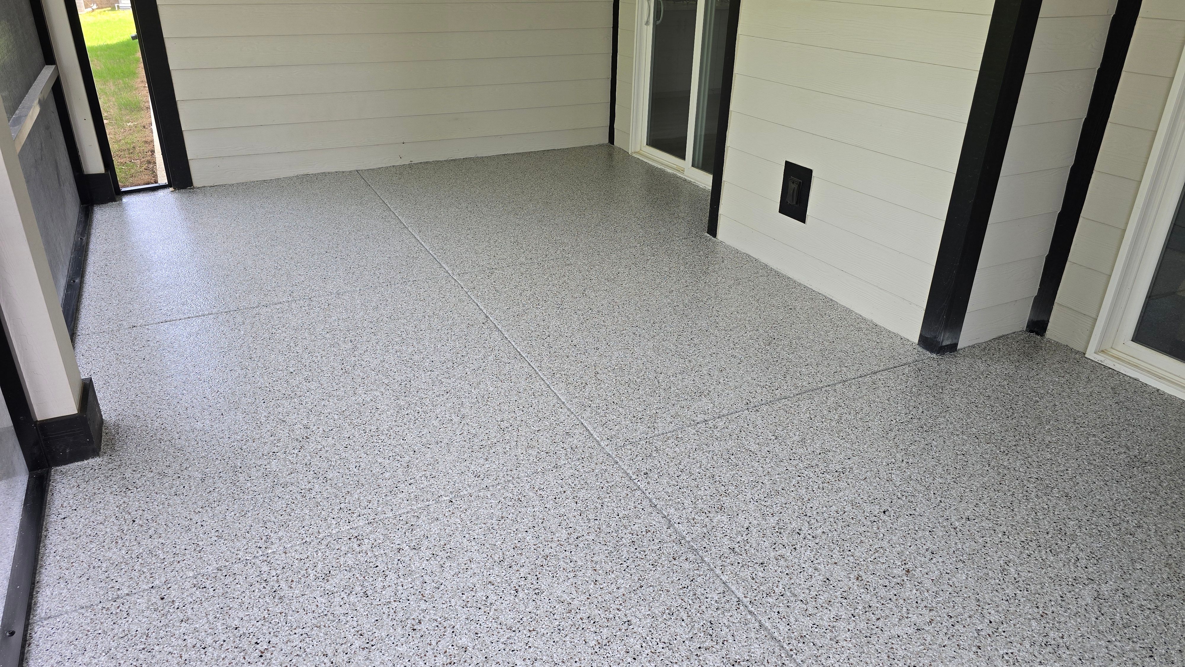 Back Porch using Coyote by Elite Floor Solutions