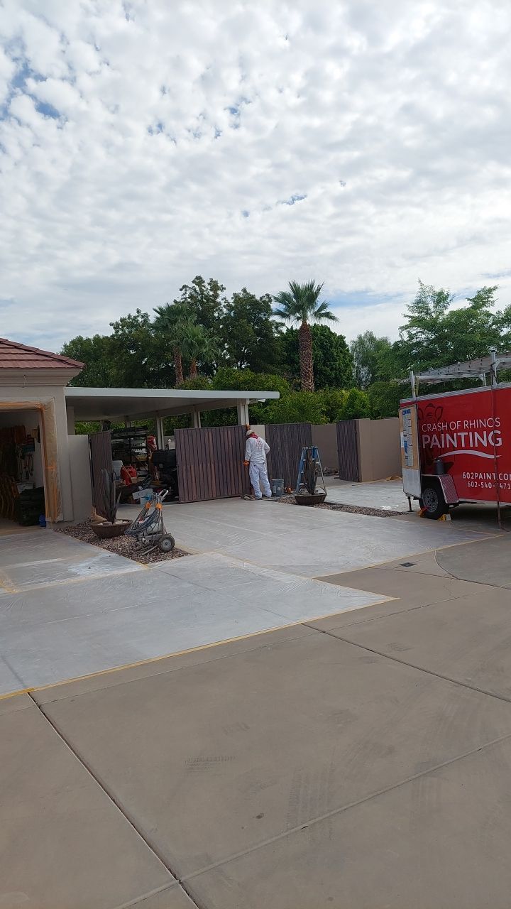 Exterior Paint Job in Mesa by Crash of Rhinos Painting & Garage Floors