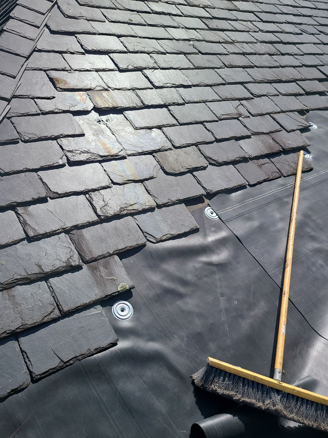 Lorton: EPDM Flat Roof with Partial Slate Replacement by RM Banning, Inc.