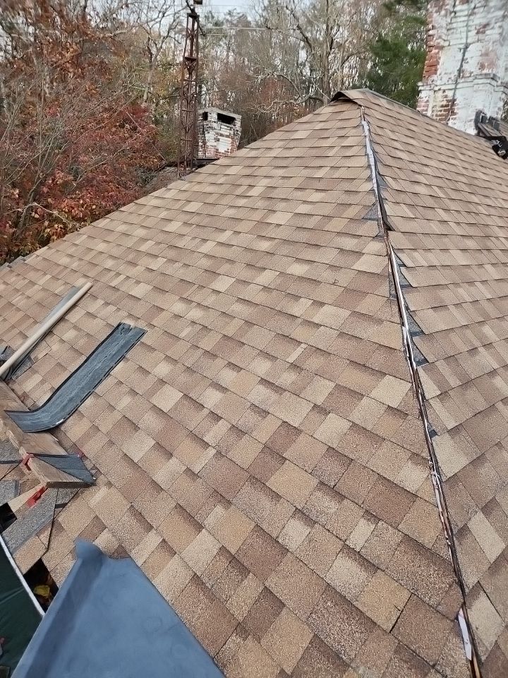 Residential Roofing Installation using Owens Corning TruDefinition Desert Tan by A Plus Exterior