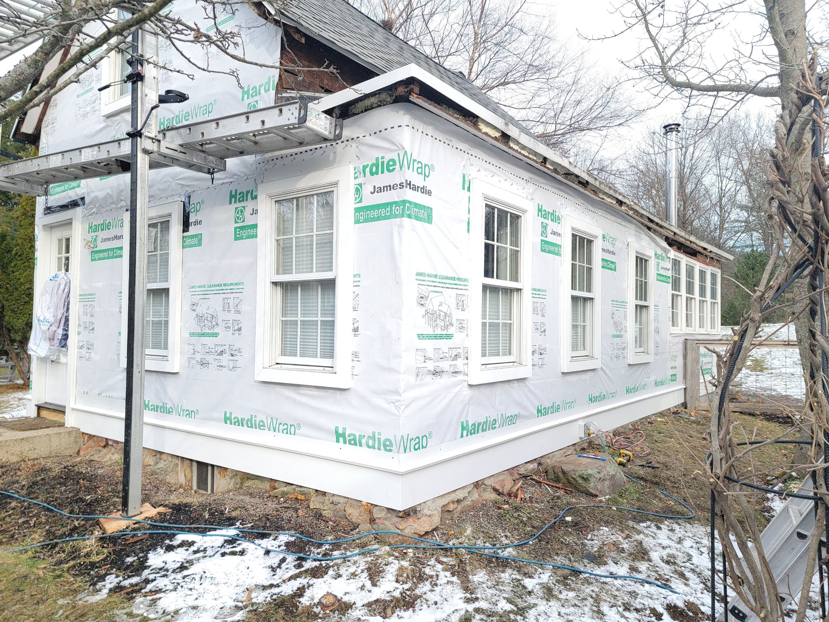 Siding Installation using James Hardie by UBrothers Construction