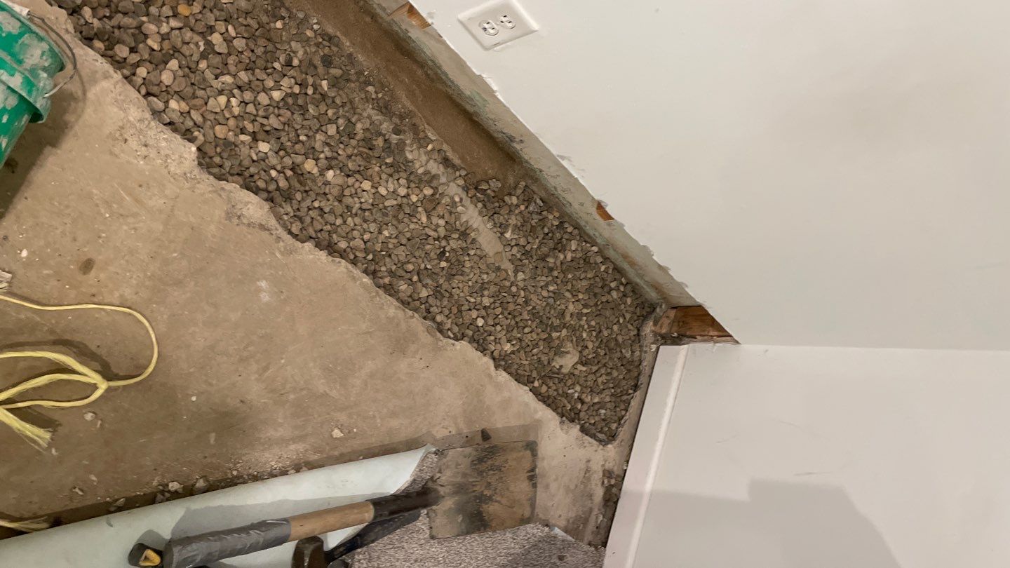 Drain tile & a sump pump for Ruth by Waterproofing Northeast