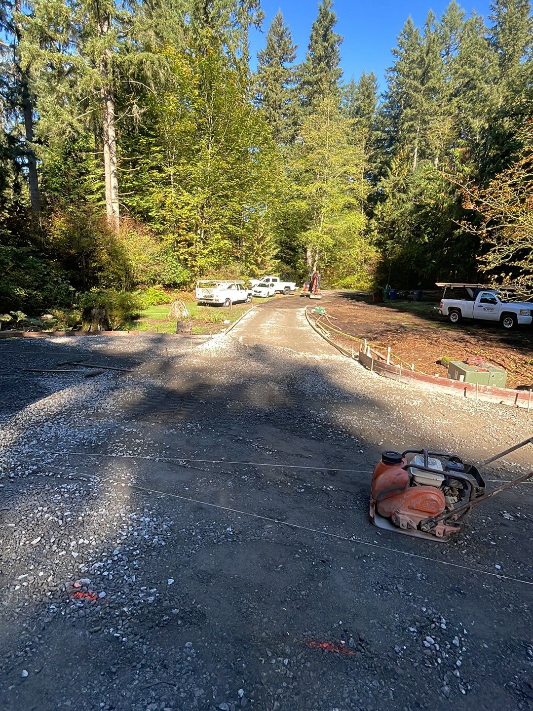 Pia | Custom Concrete Driveway, Walkway & Floating Steps by Jireh Asphalt & Concrete Inc 