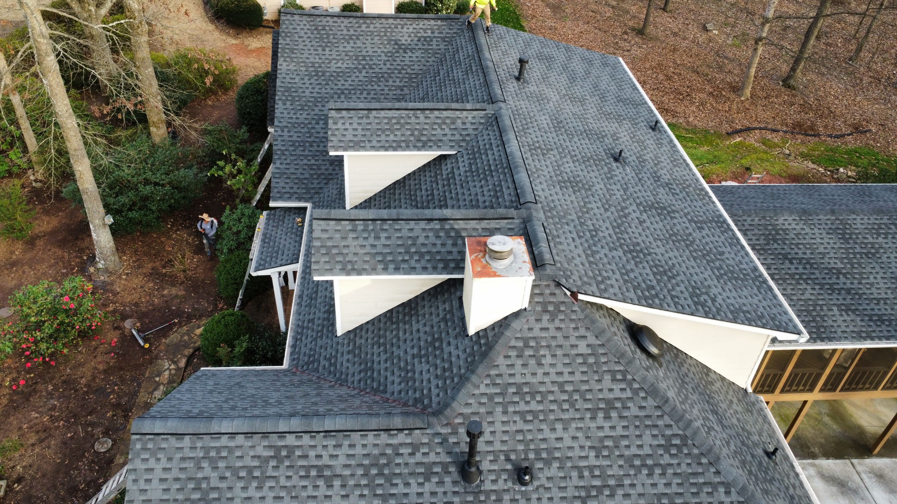 Powder Springs, GA Roof Replacement, GAF Timberline HDZ Charcoal by Reset Roofing