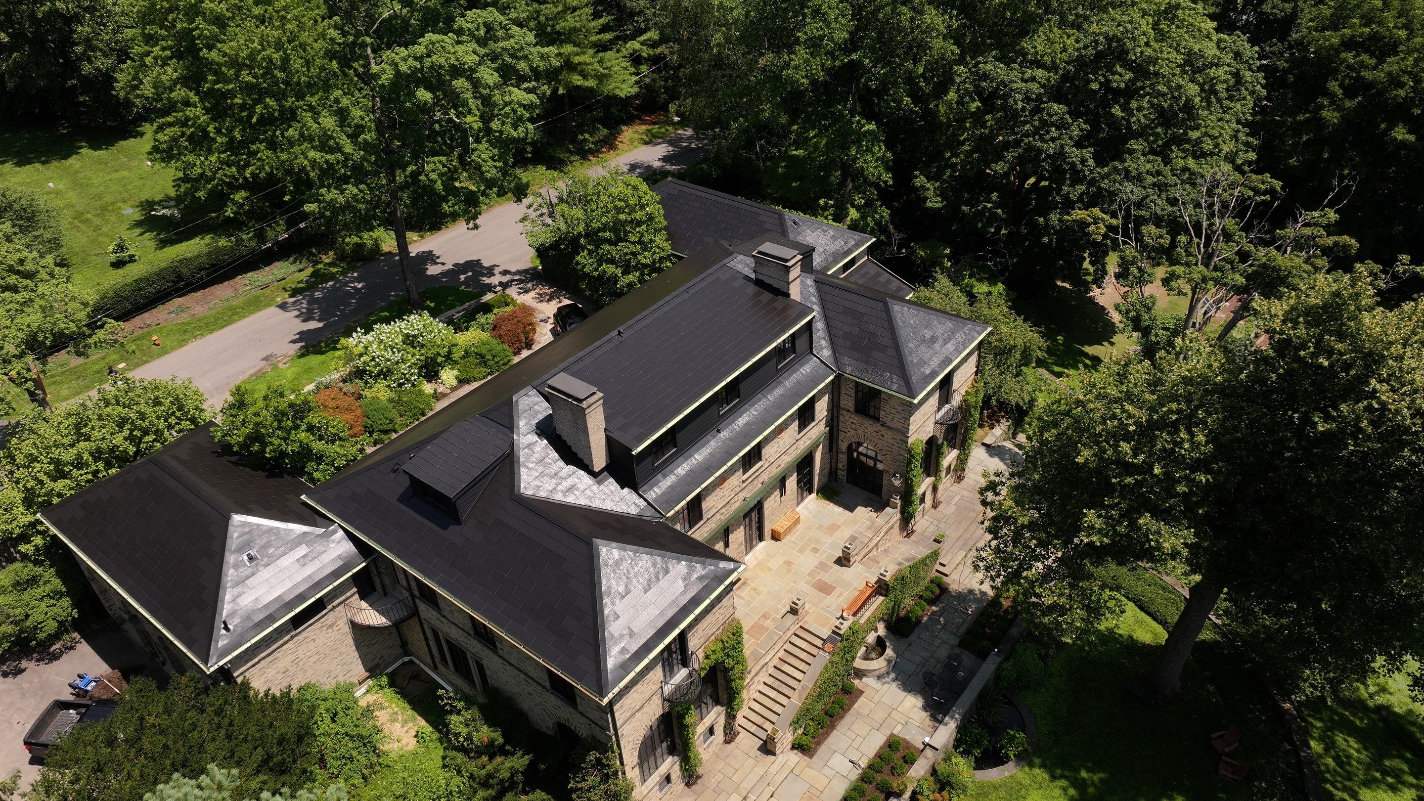 Tesla Solar Roof and SPAN Panel Installation in Philadelphia by American Home Contractors