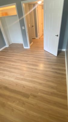 Laminate Installation in Bedroom 