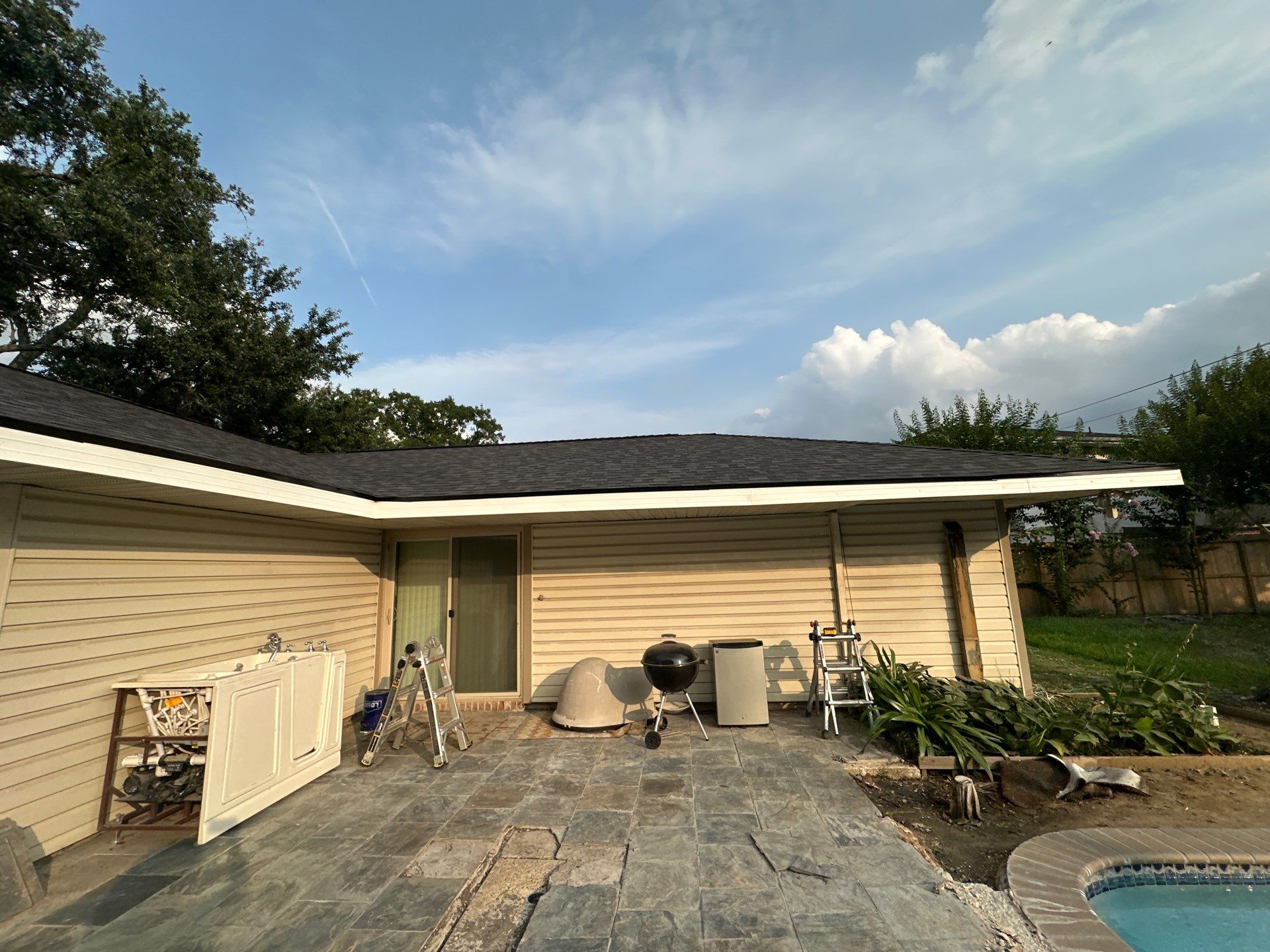 Project in Houston by Motion Roofing