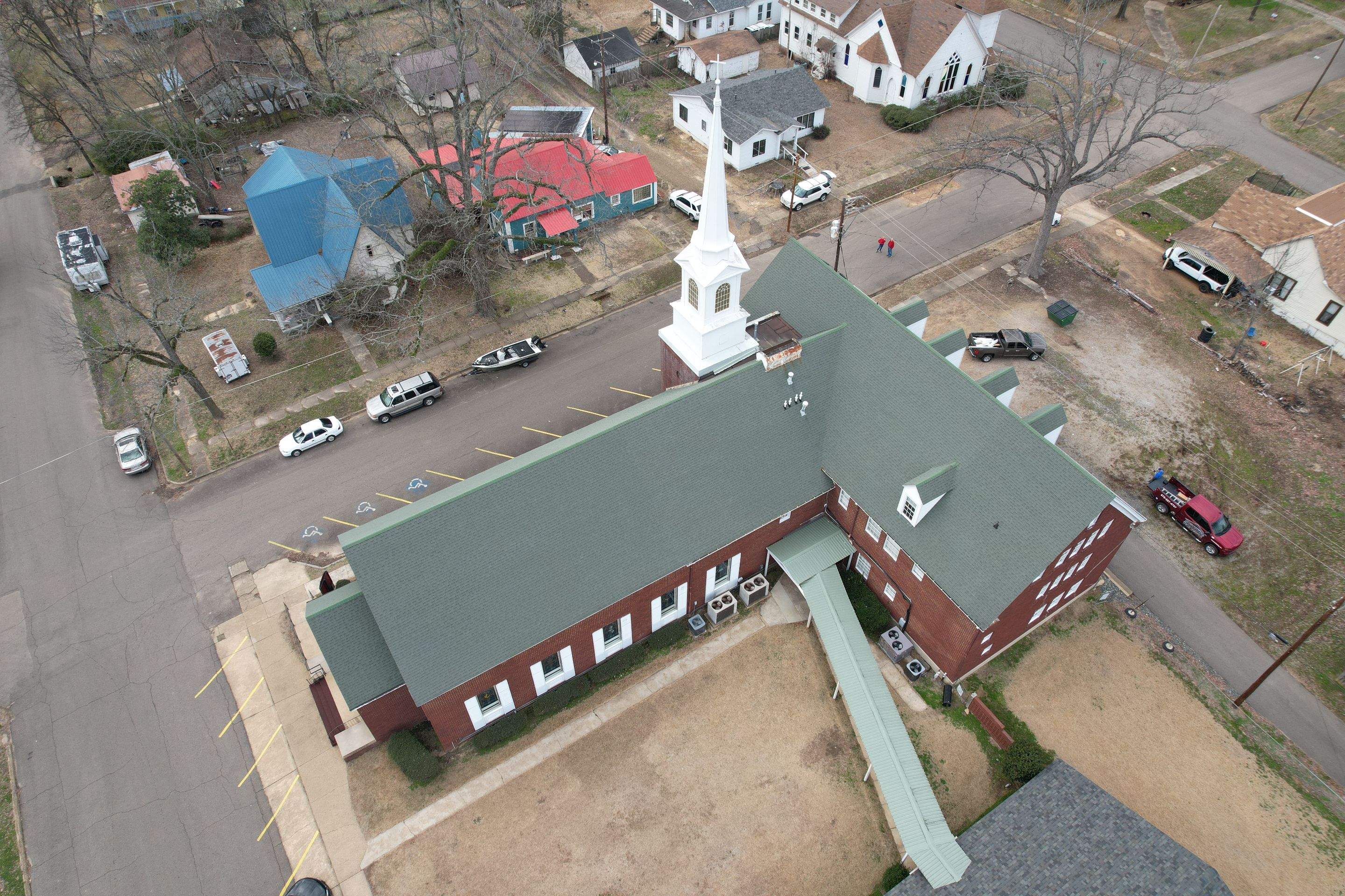 Church Reroof: 40 Year Impact Rated Architectural Shingles by Hostetler Roofing