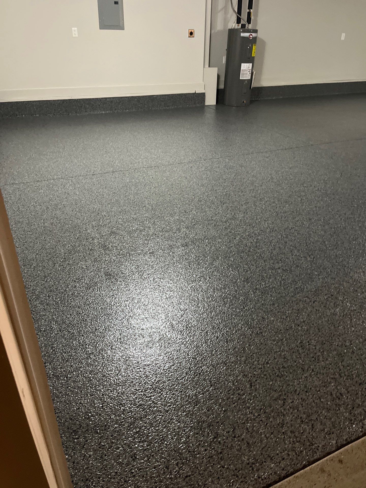 Garage Floor Coating using Nightfall by My Garage Floor Guys