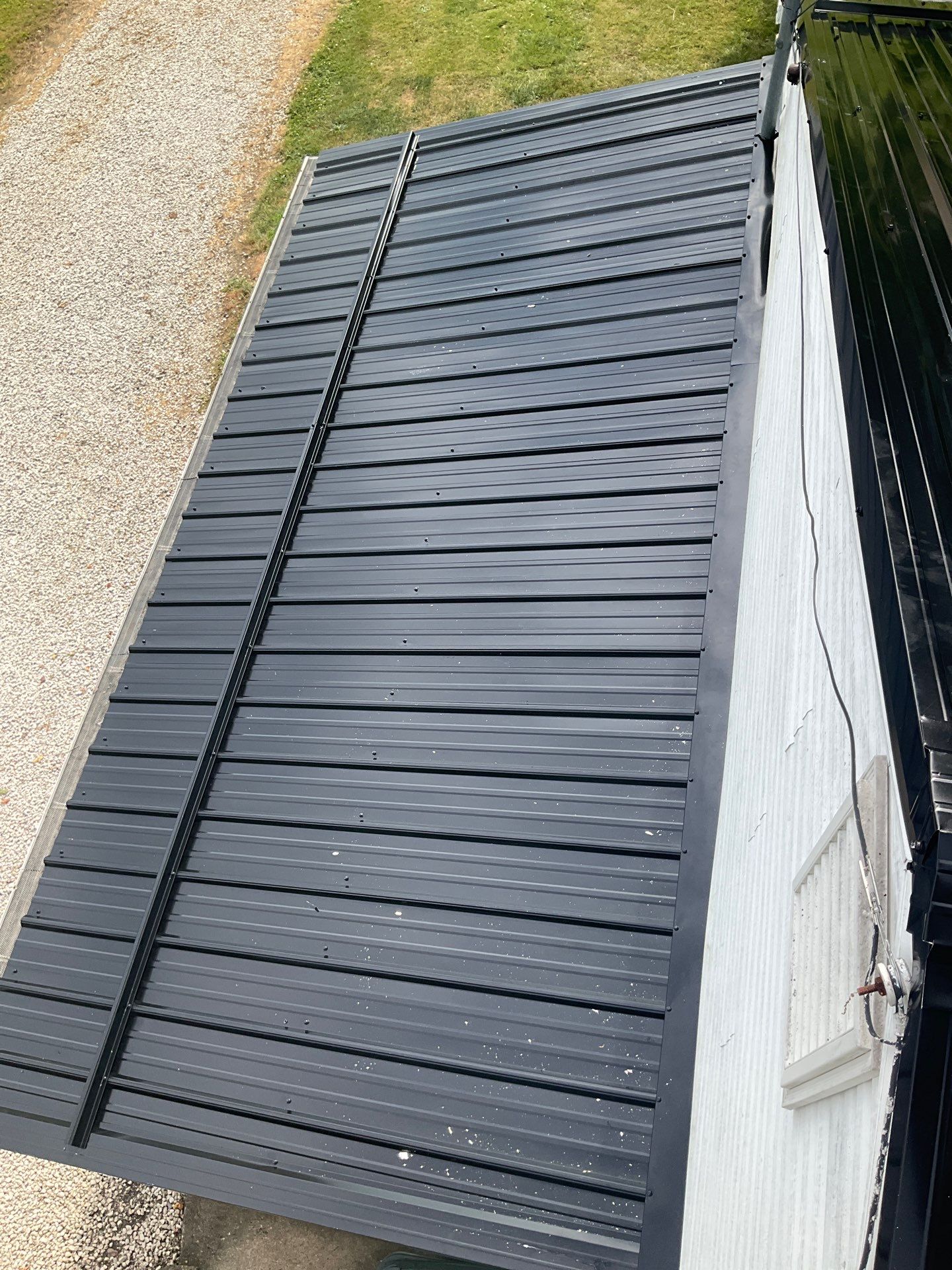 Alpha Rib, Color, Black by Eagle Eye Roofing