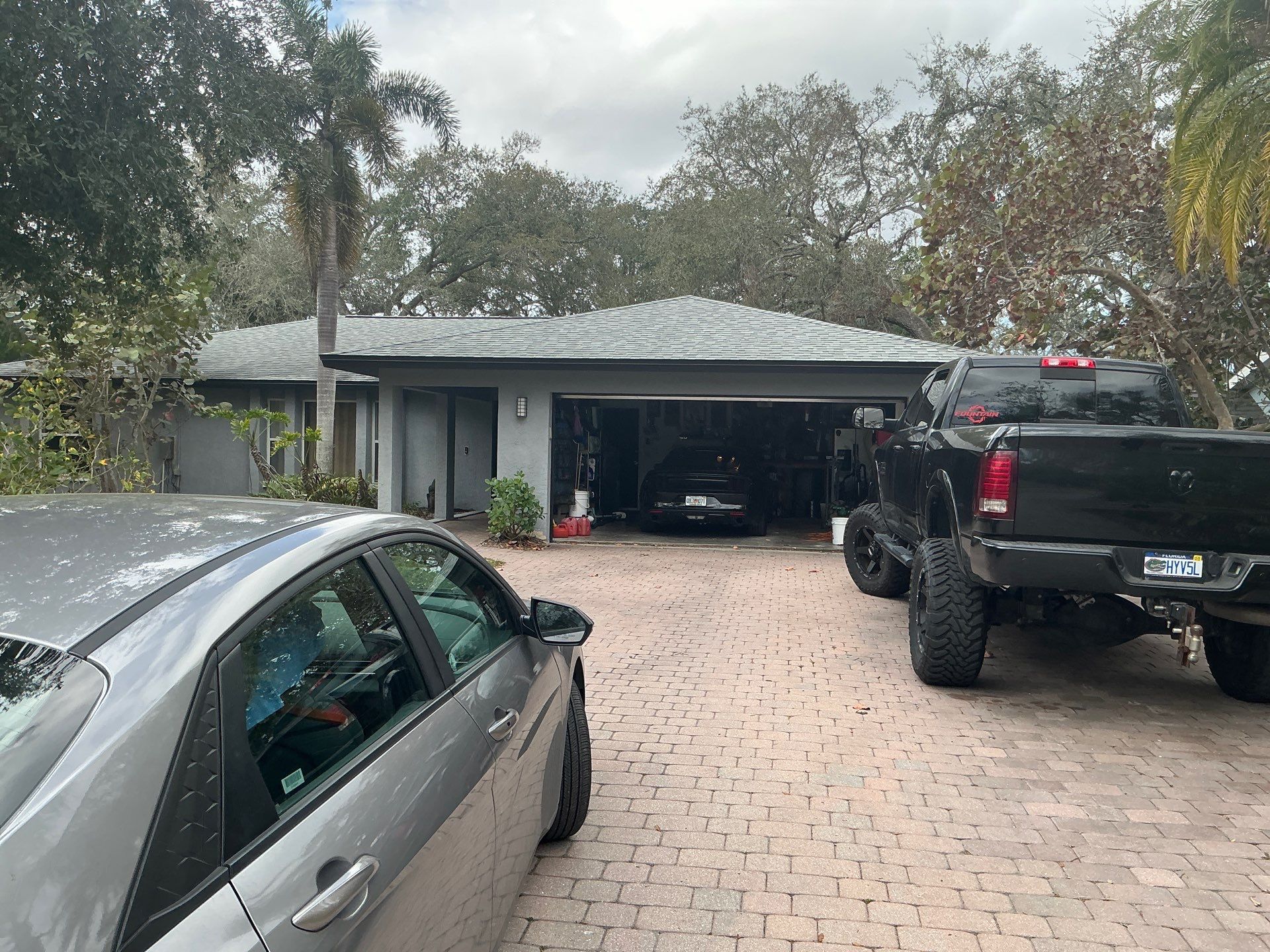 Gutter Repair Service in Sarasota FL - Black Soffit by Gutter Professors
