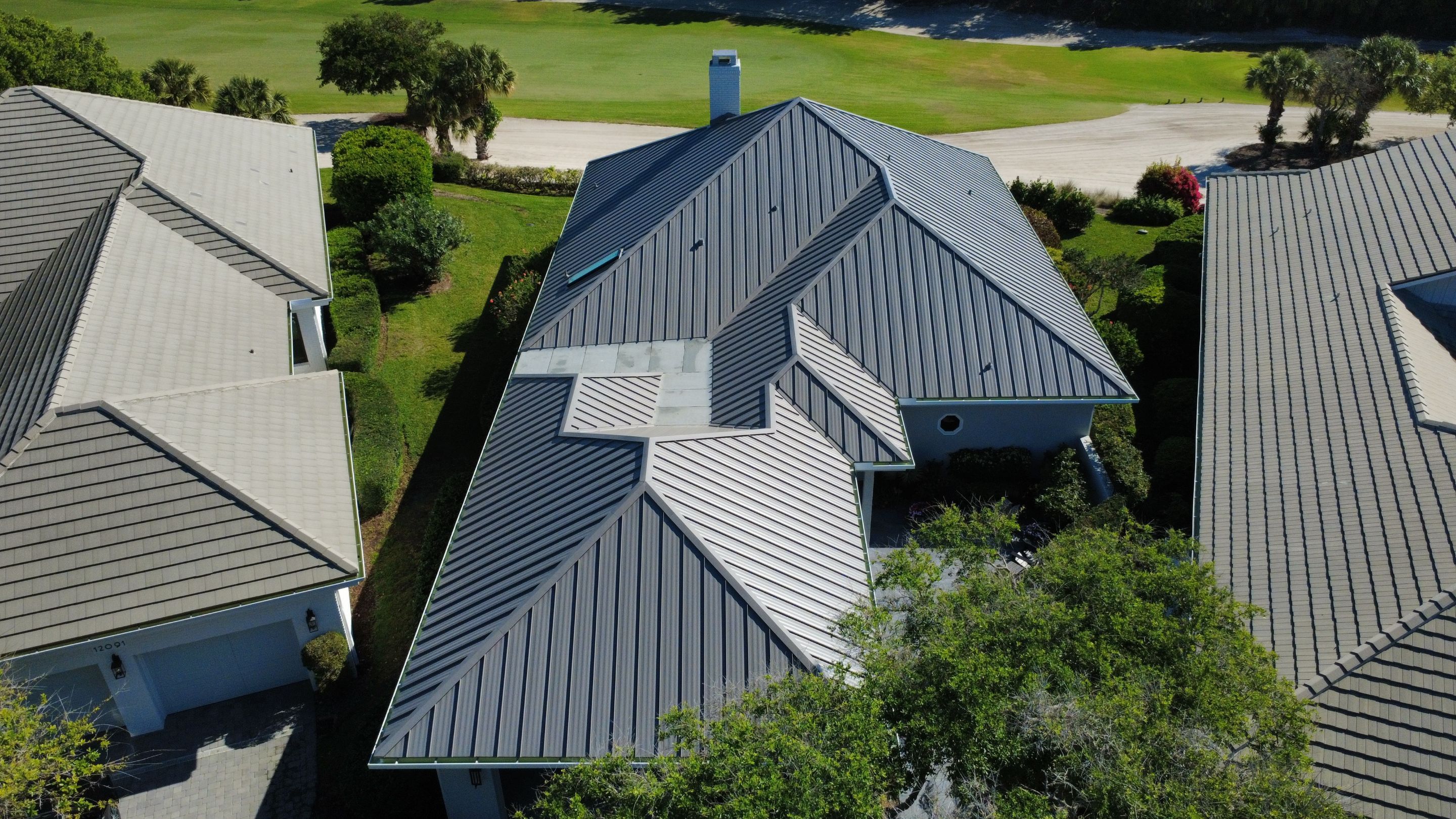 Kynar (Color Coated) 1.5" Standing Seam Metal Roof Installation by Sailfish Roofing